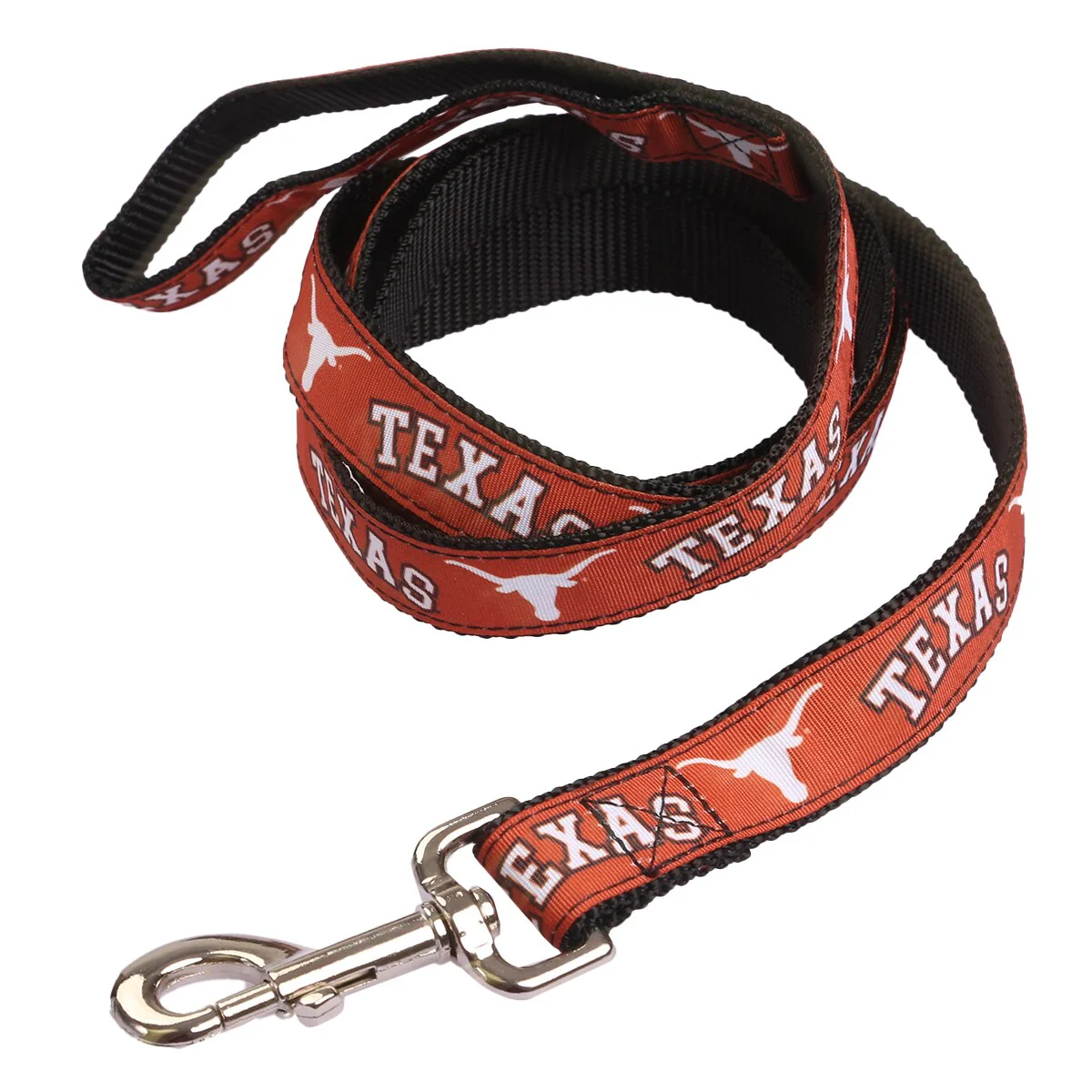All Star Dogs NCAA Texas Longhorns 1" Dog Leash