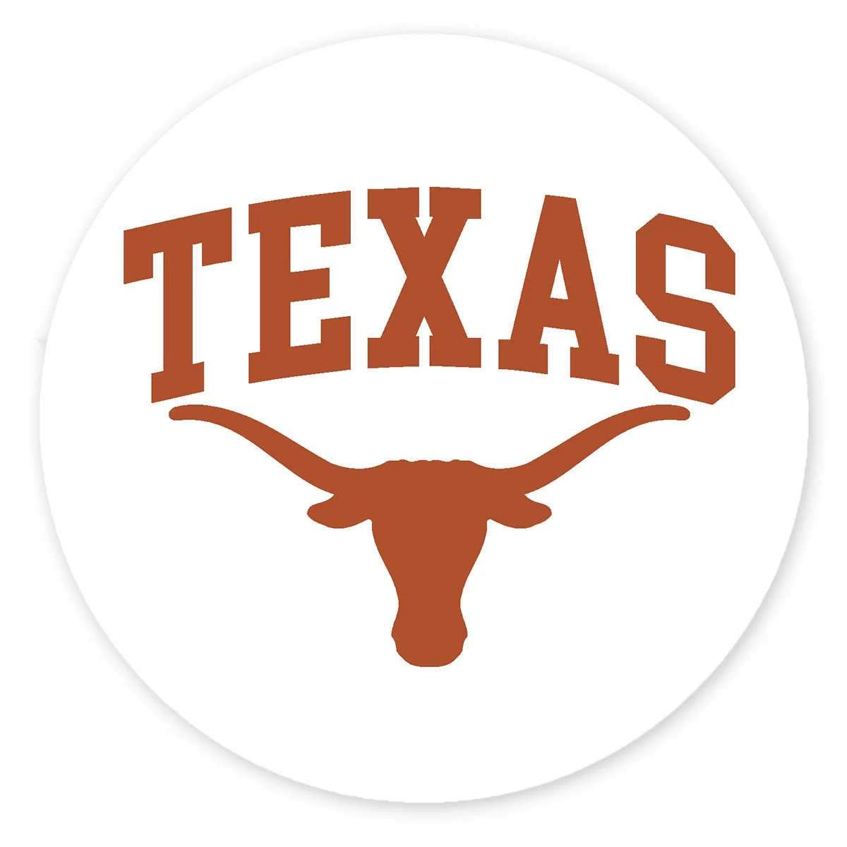 Arch Texas Longhorns Spirit Button
