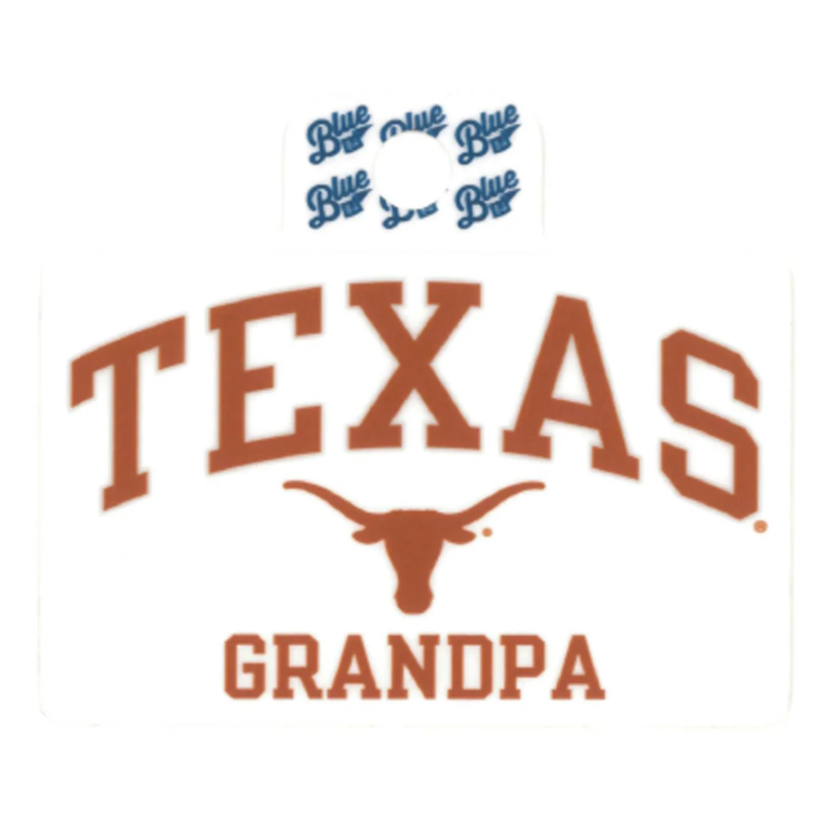 Blue 84 Longhorn Grandpa Sticker