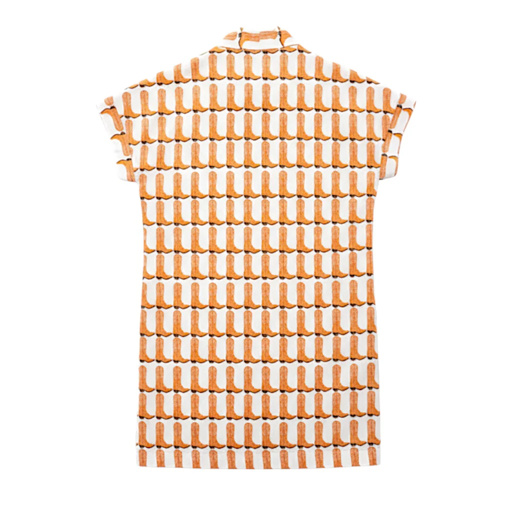 Nancy Boot Print Dress - Image 2