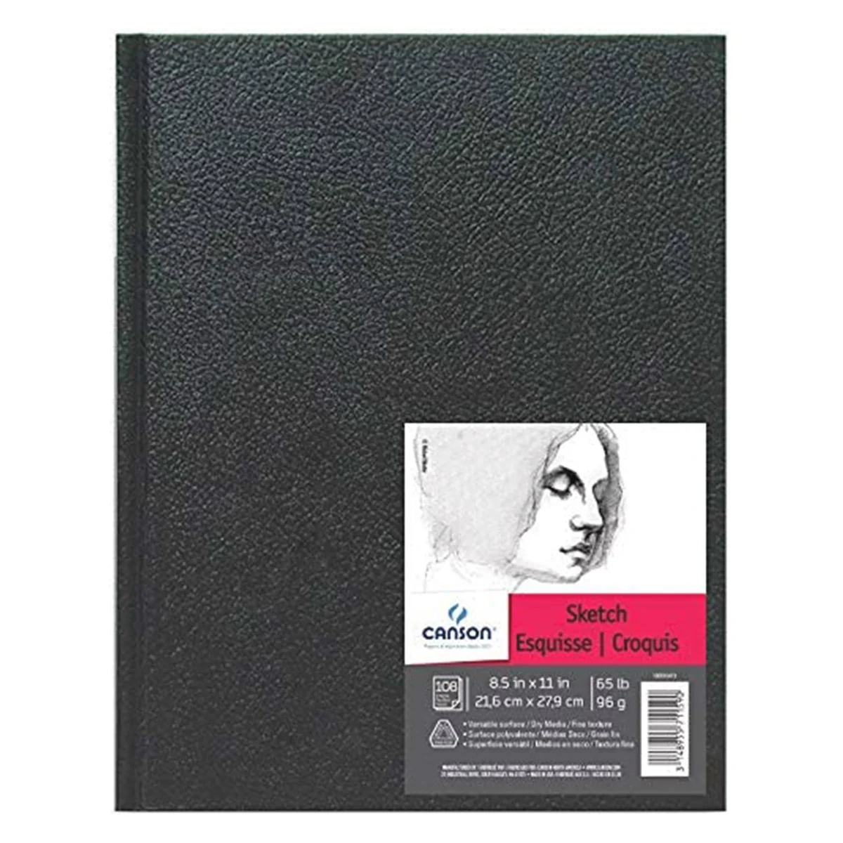 Canson Hardbound Sketch Book - 8.5 in x 11 in