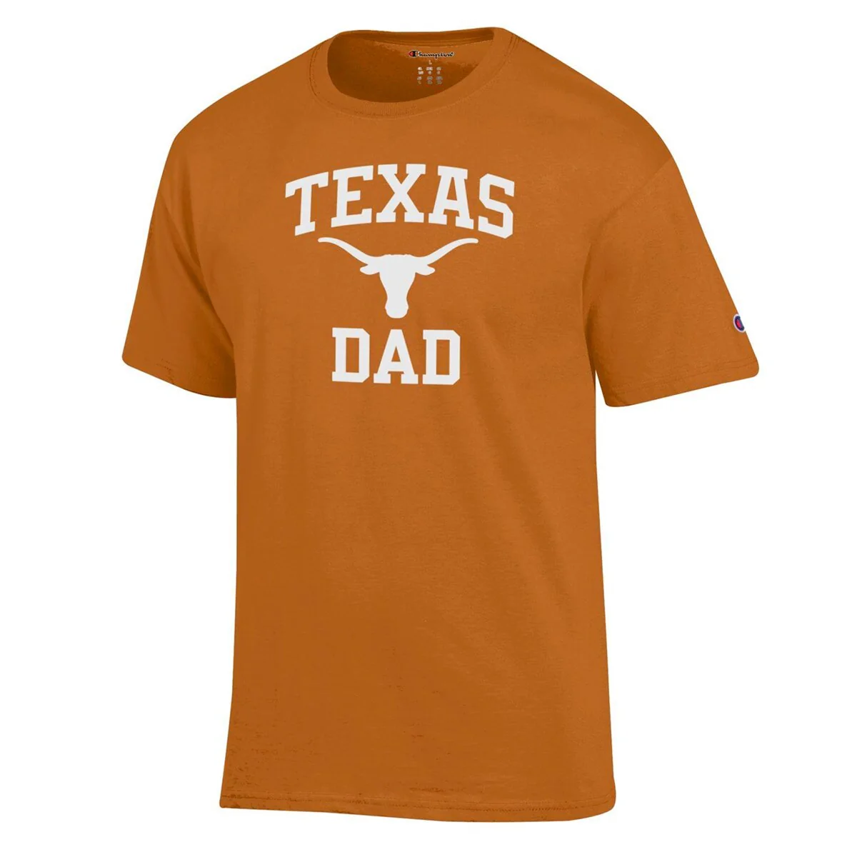 Champion Arch Texas Longhorns Dad Tee