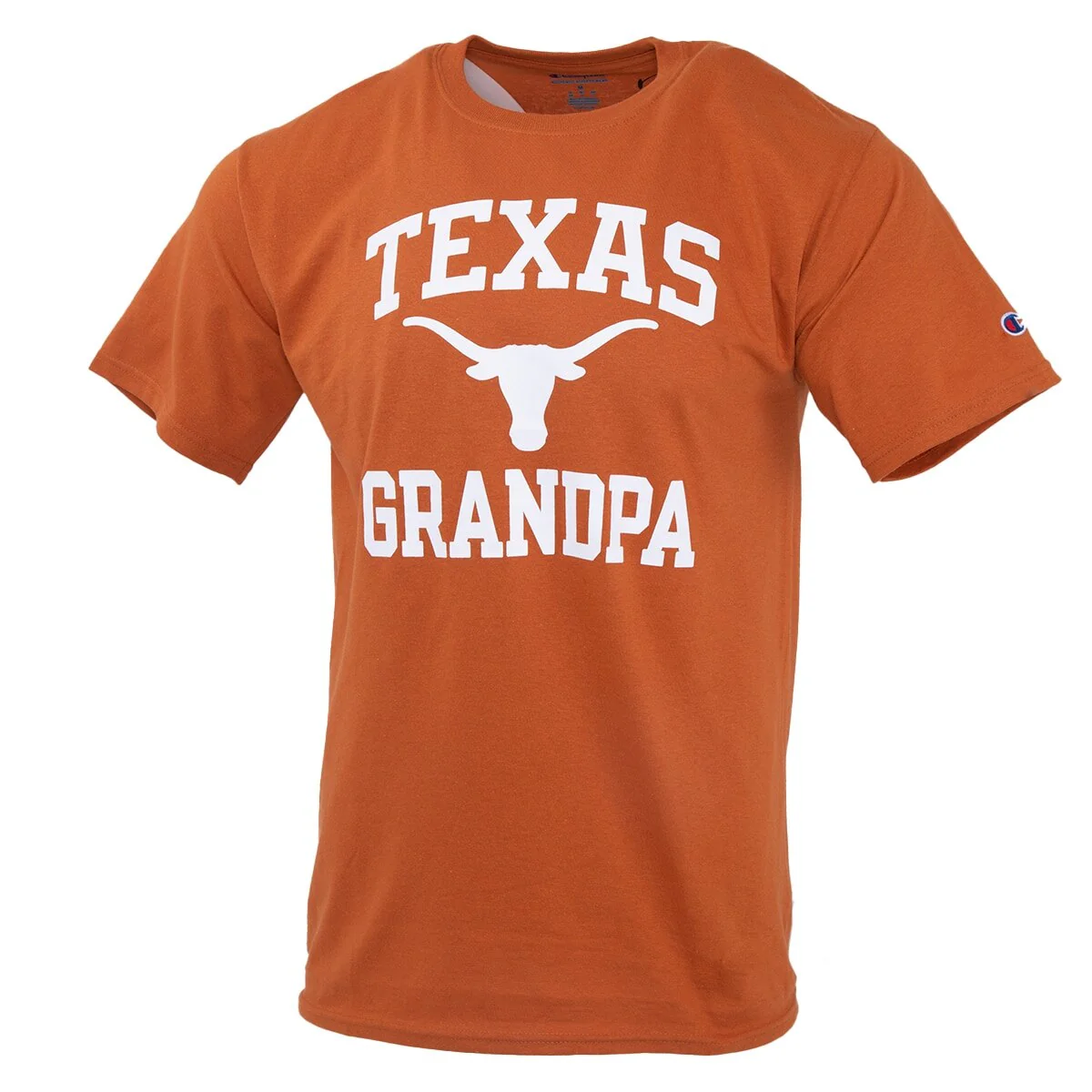 Champion Arch Texas Longhorns Grandpa Tee