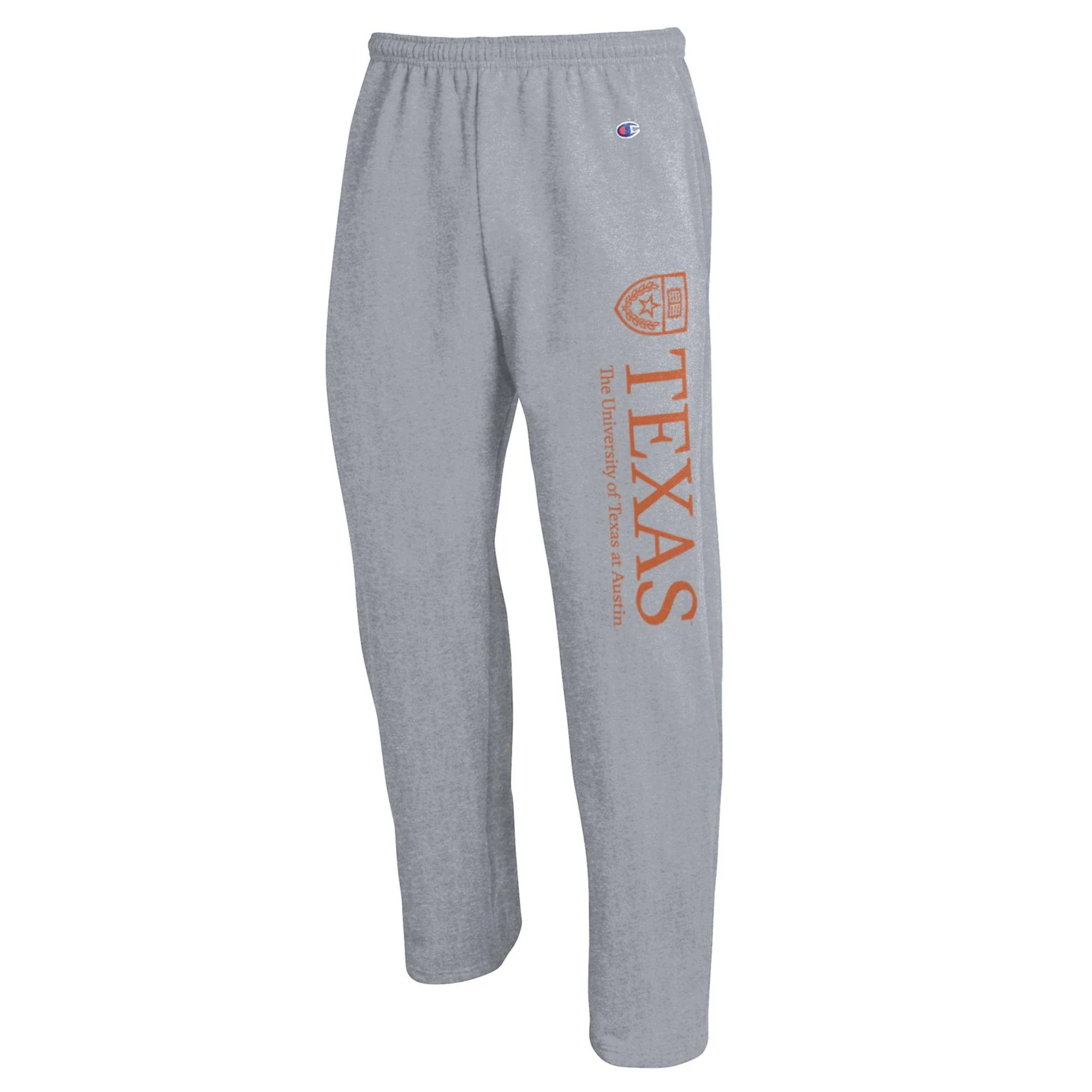 Champion Texas Longhorns Shield Powerblend Open Bottom Sweatpants - Image 2