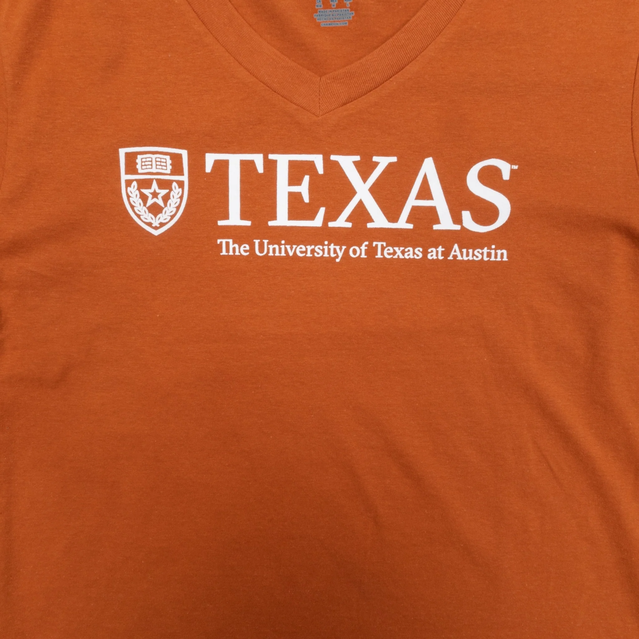 Champion University of Texas Shield V-Neck Tee - Image 3