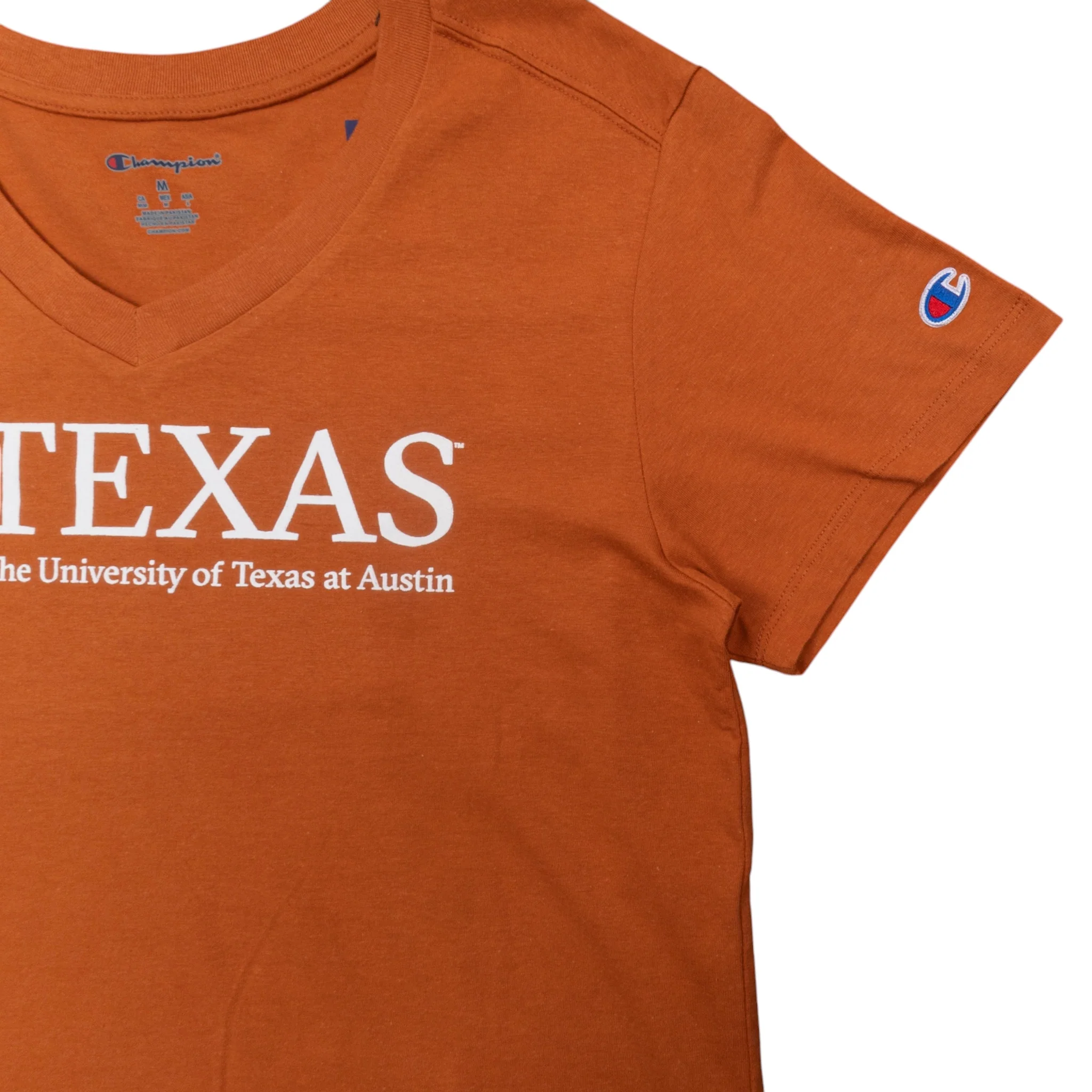Champion University of Texas Shield V-Neck Tee - Image 4