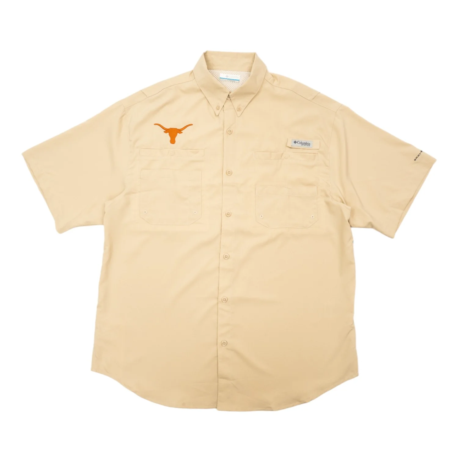 Columbia Texas Longhorns Short Sleeve Fossil Tamiami