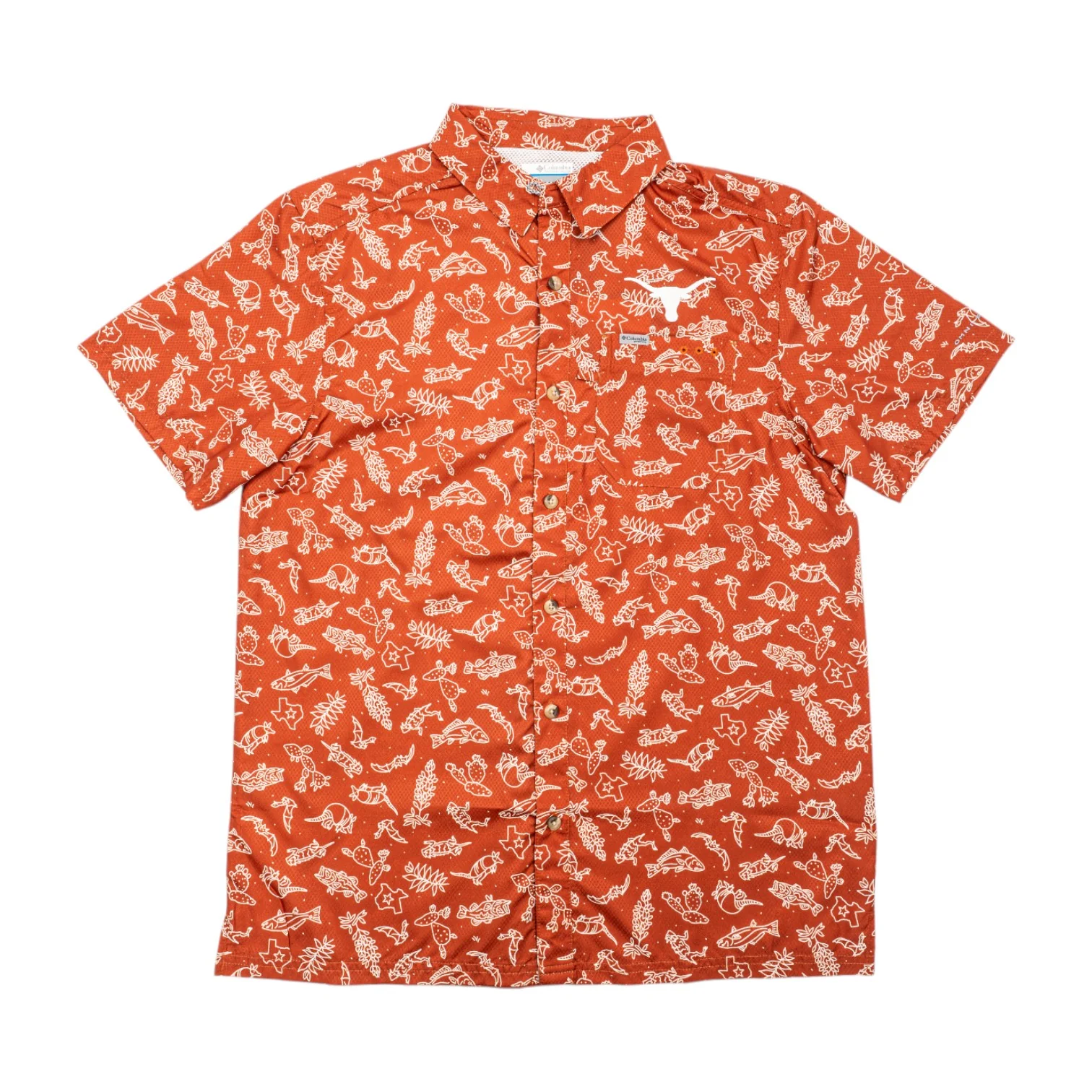 Columbia Texas Longhorns Slack Tide Shirt