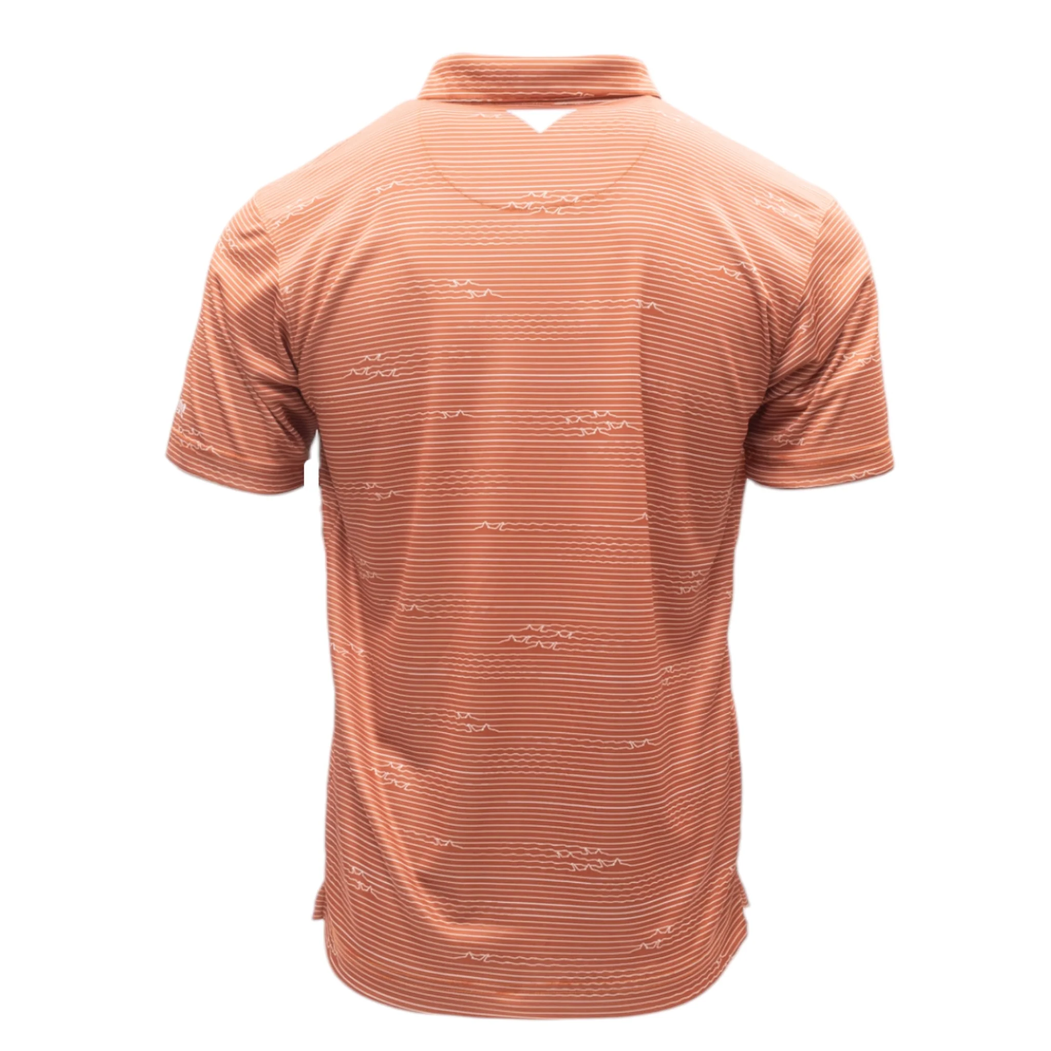 Columbia Texas Longhorns Super Terminal Tackle Stripe Polo - Image 3