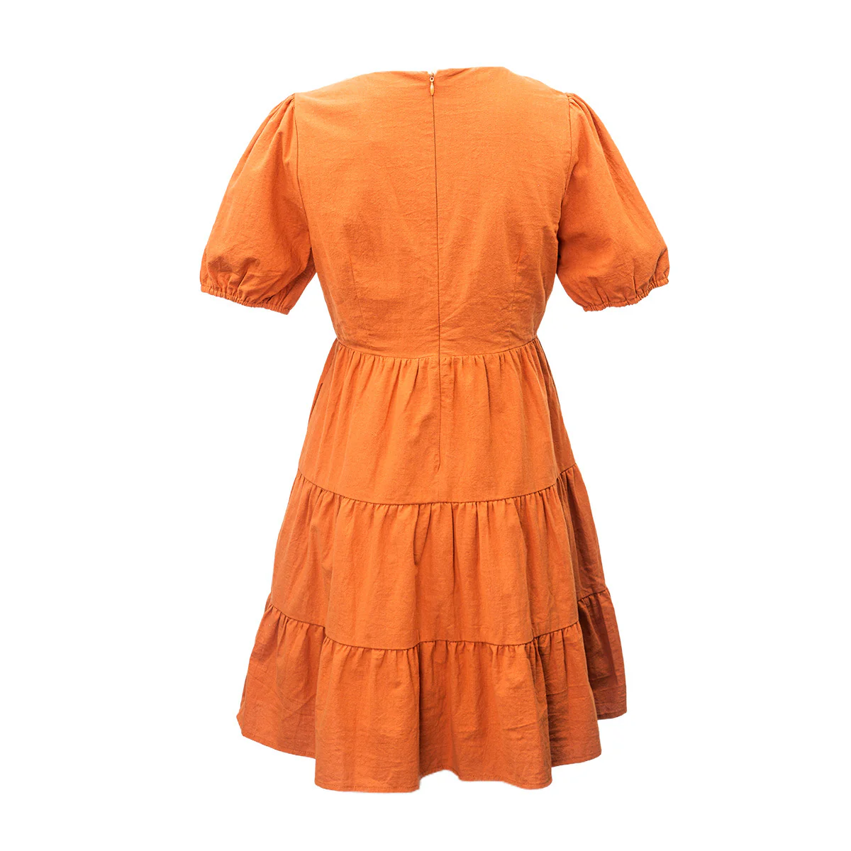 Floral Embroidered Bust Tiered Dress - Image 2