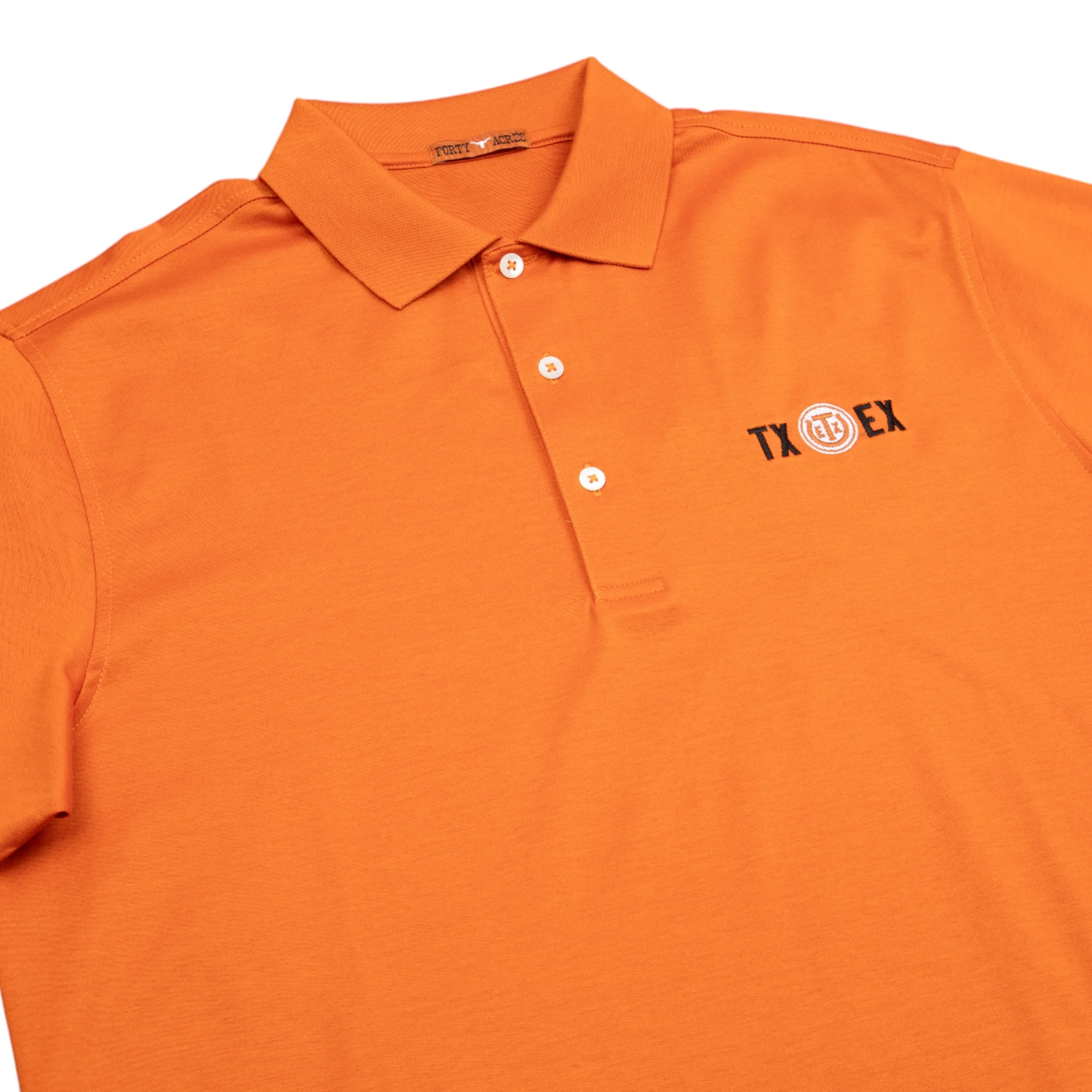 Forty Acres Texas Exes Mercerized Supima Solid Polo - Image 5