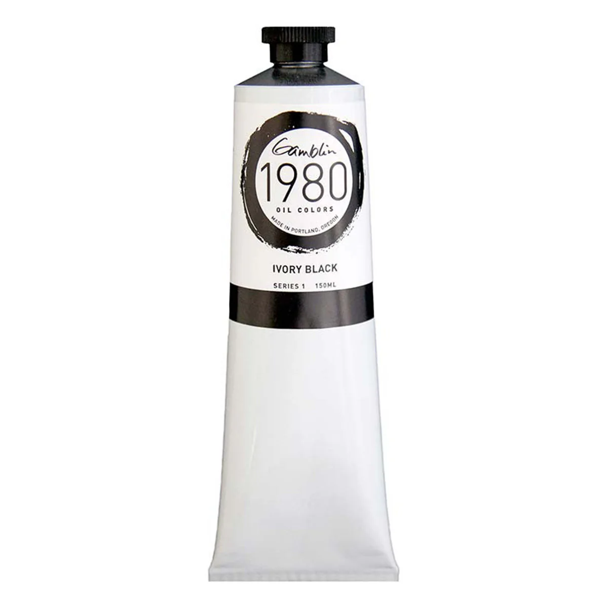 Gamblin 1980 Oil Ivory Black - 150 ml