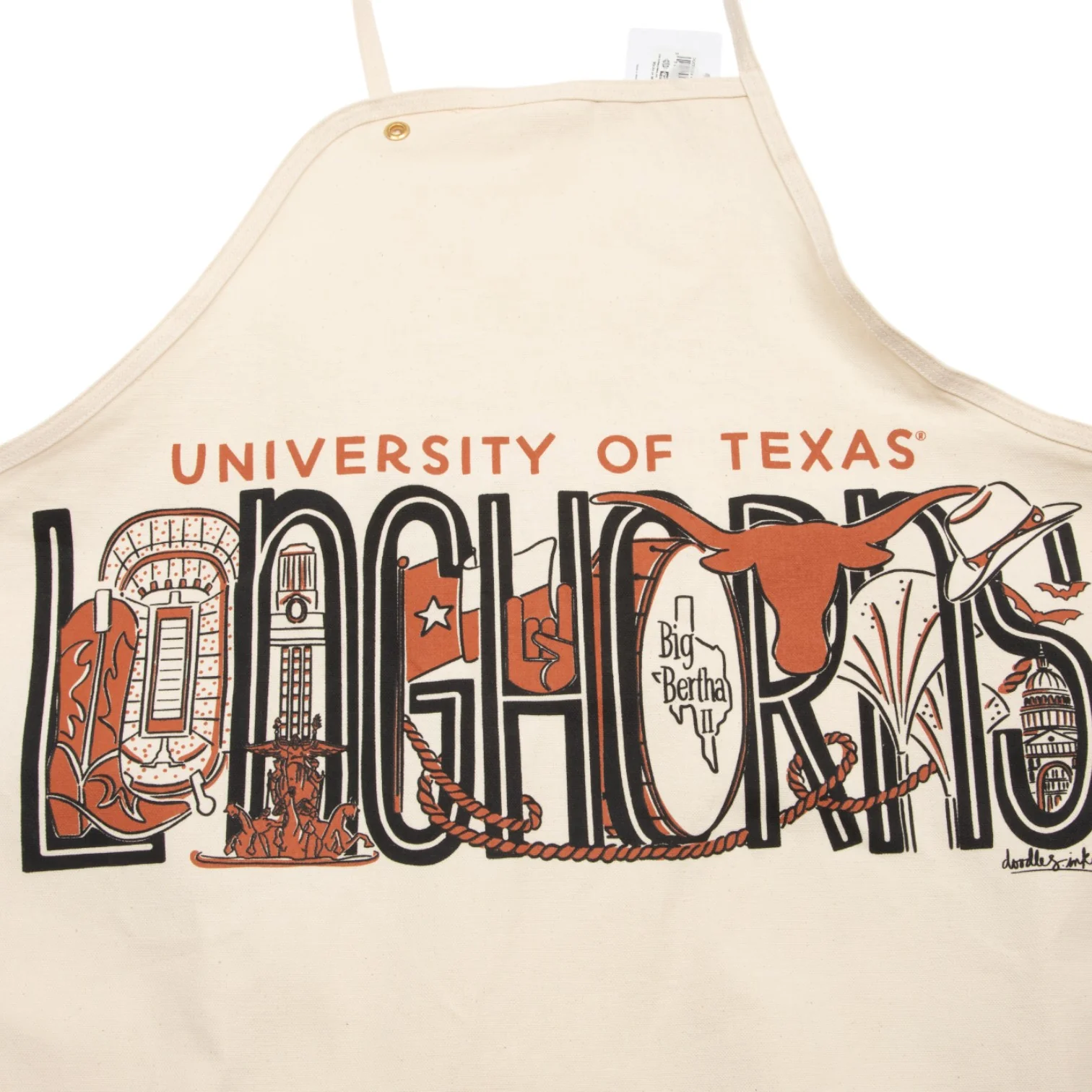 Julia Gash Texas Regina Canvas Apron - Image 2