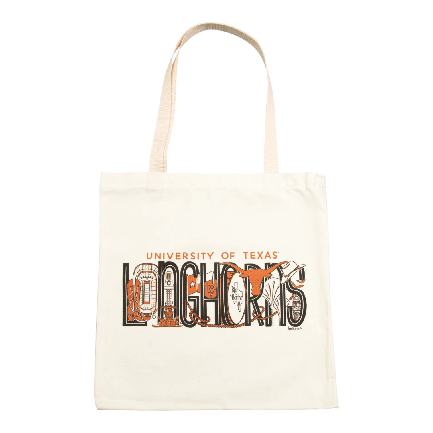Julia Gash Texas Regina Canvas Tote