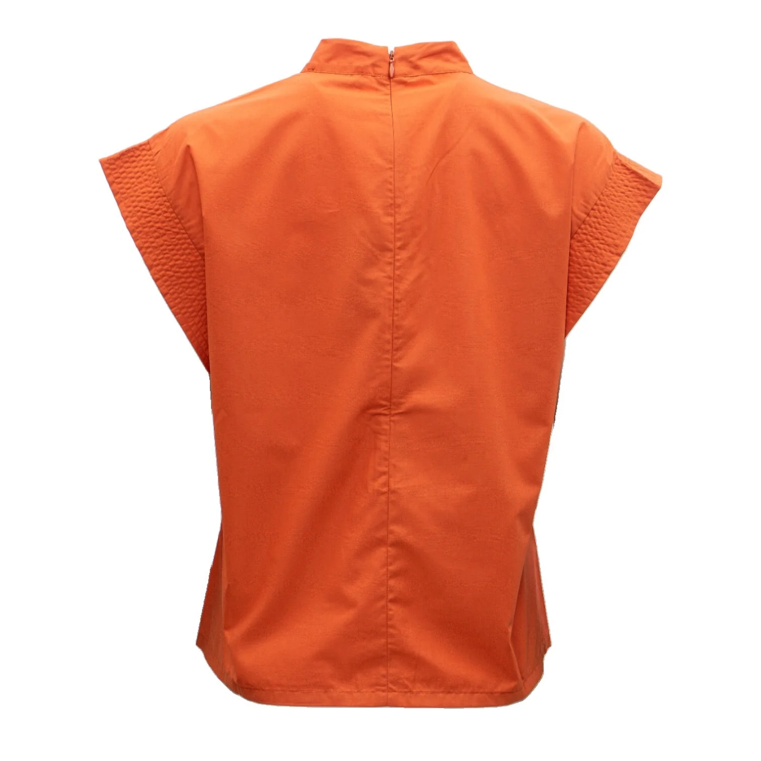 Mock Neck Ruffle Sleeve Top - Image 2