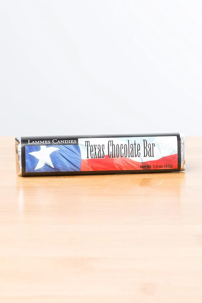 Lammes Candies Texas Chocolate Bar