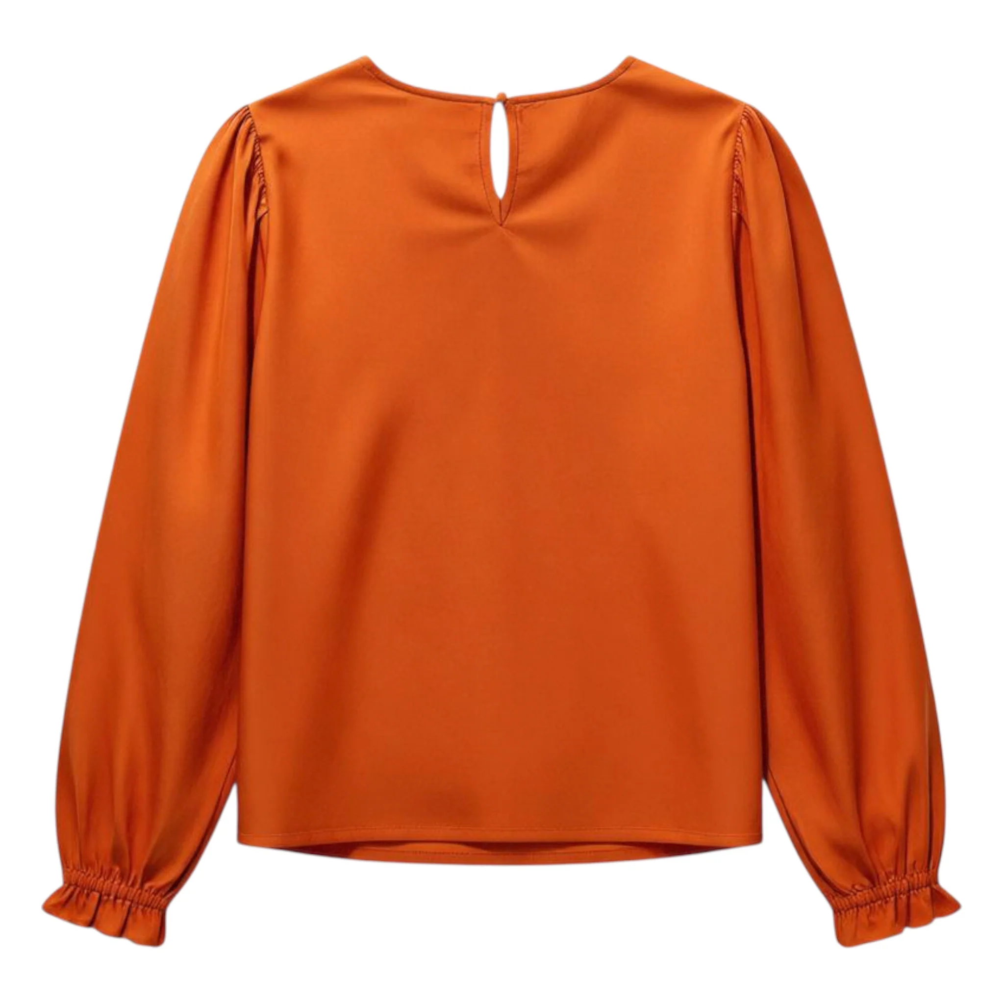 Stewart Simmons Solid Twill Long Sleeve Blouse - Image 2
