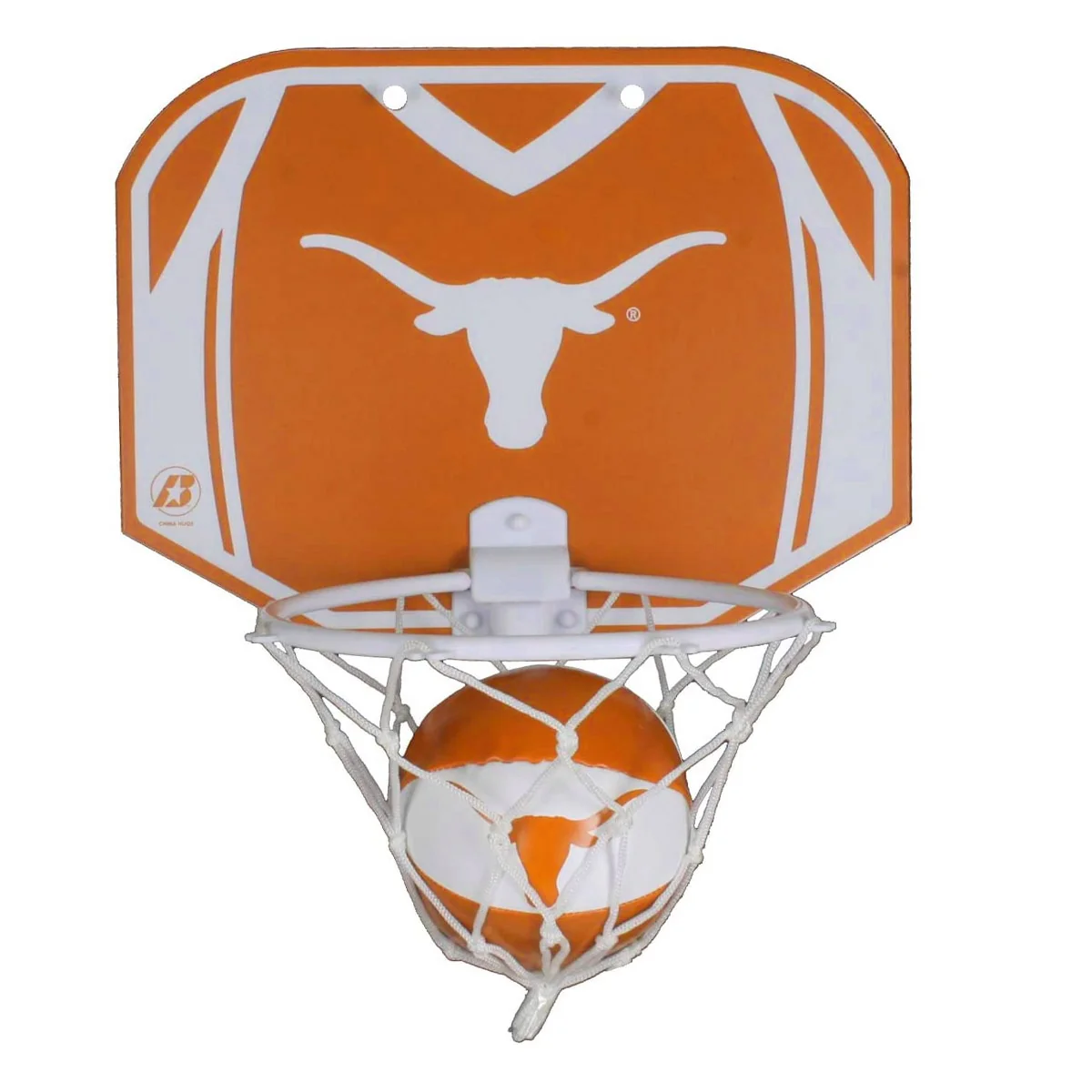 Longhorn Basketball and Hoop Set