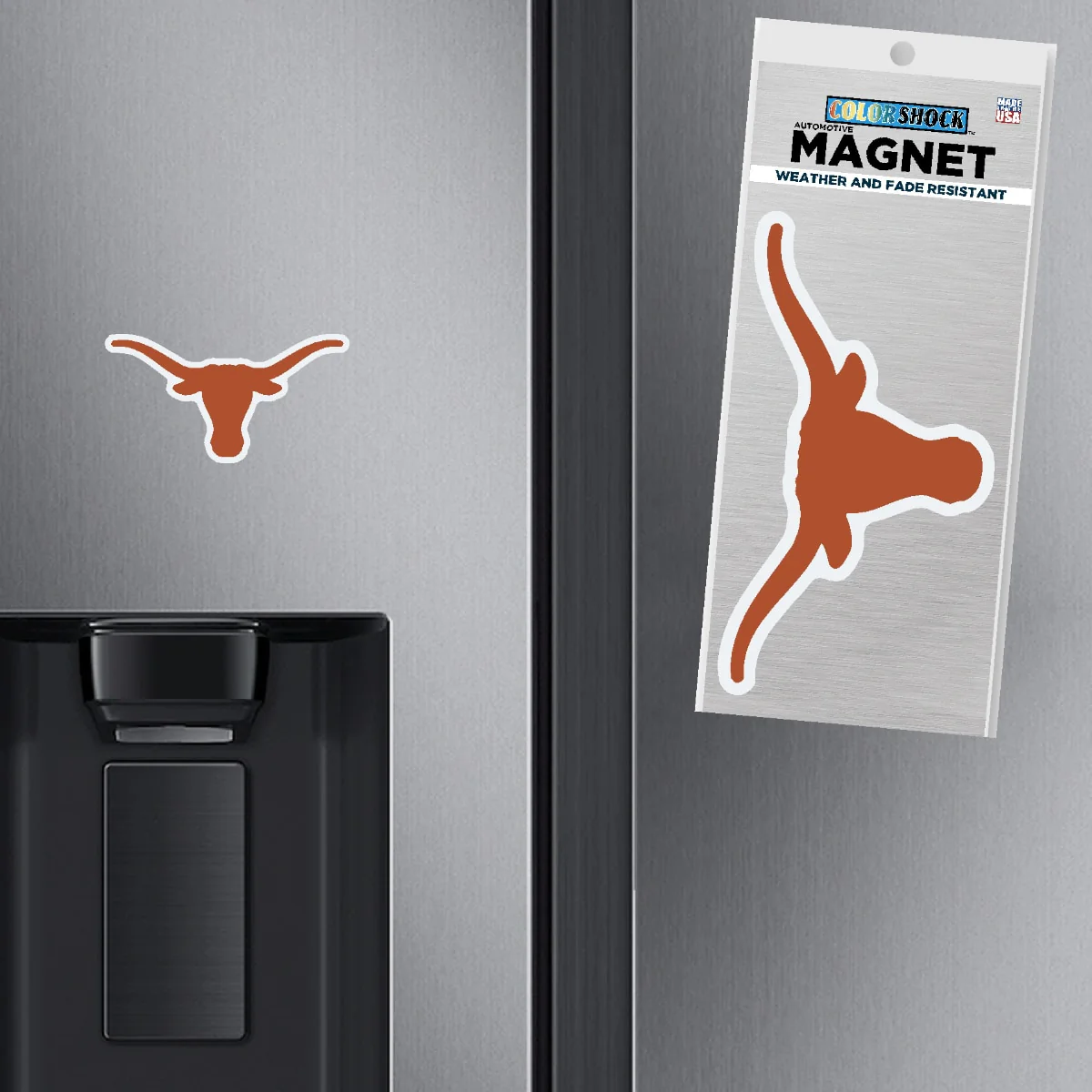 Mini Texas Longhorns Vinyl Magnet - Image 2