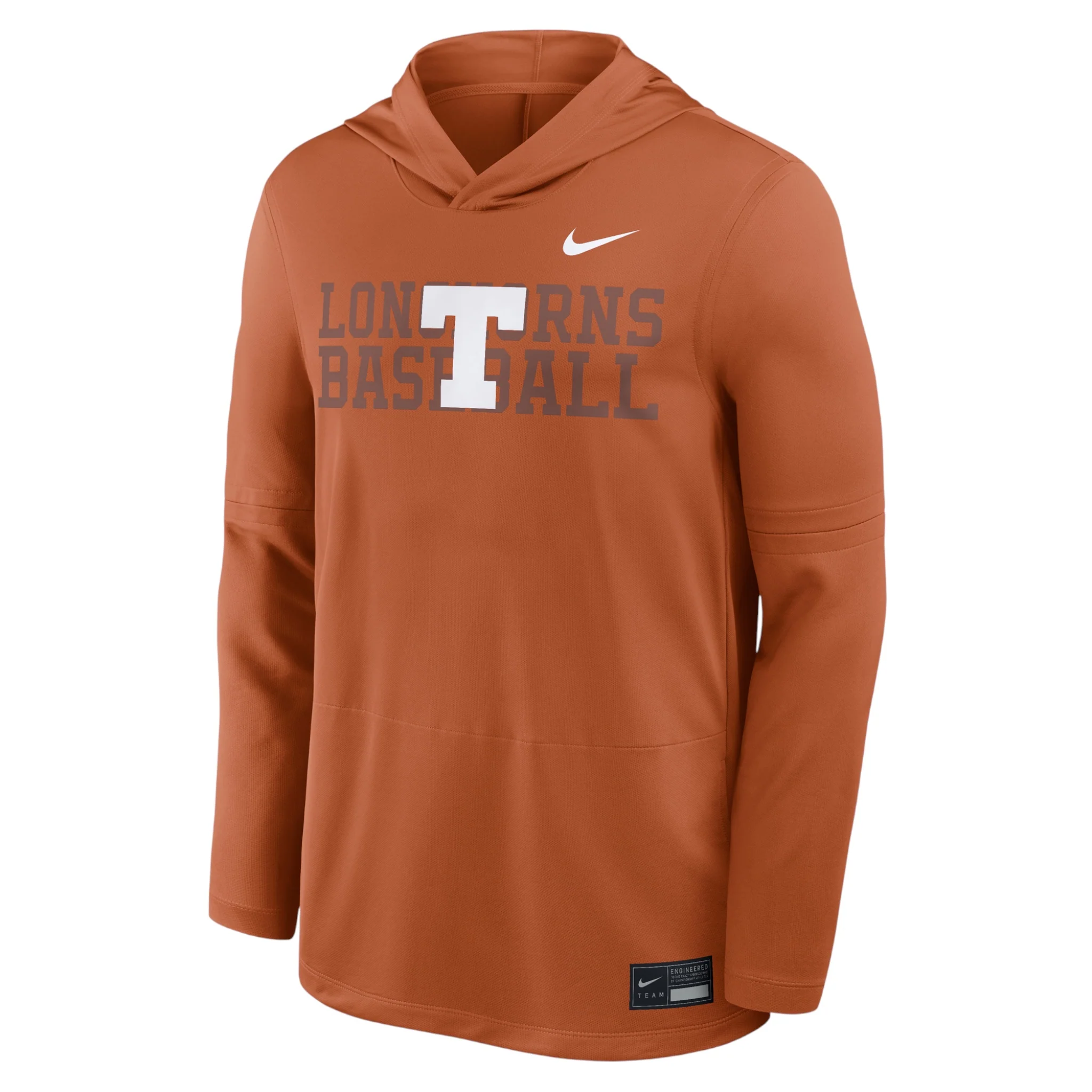 Nike Texas Longhorns Long Sleeve Dugout Hoodie Top
