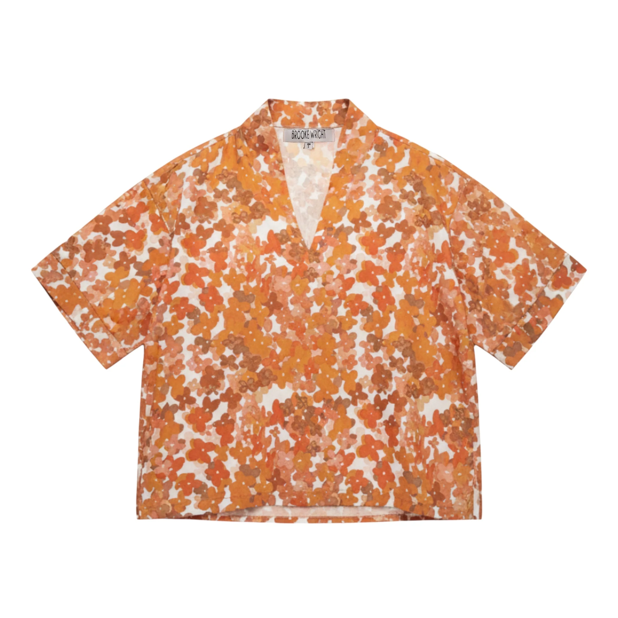 Orange Ditzy Kimono Top - Image 2