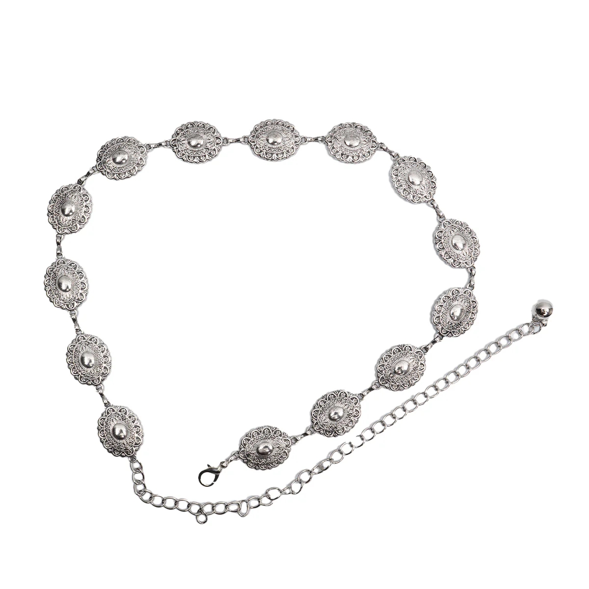 Oval Concho Chain Belt