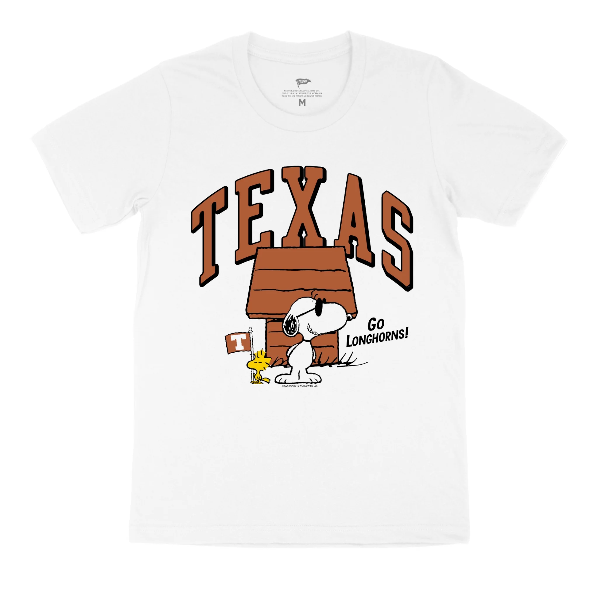 Peanuts Go Longhorns Tee