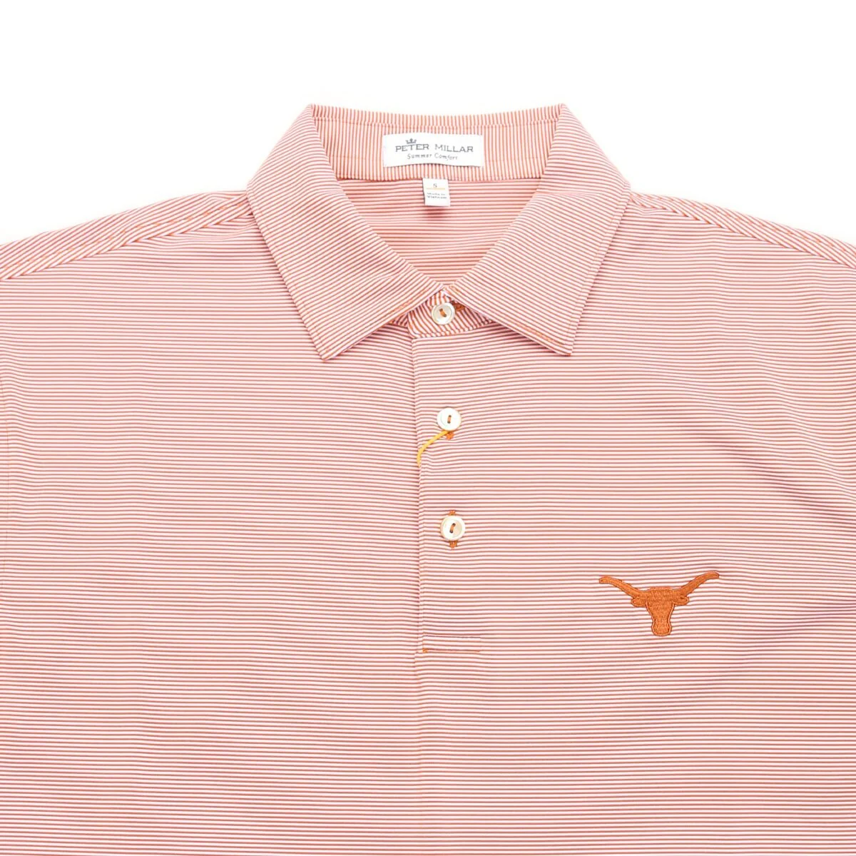 Peter Millar Texas Longhorns Jubilee Stripe Performance Polo - Image 3