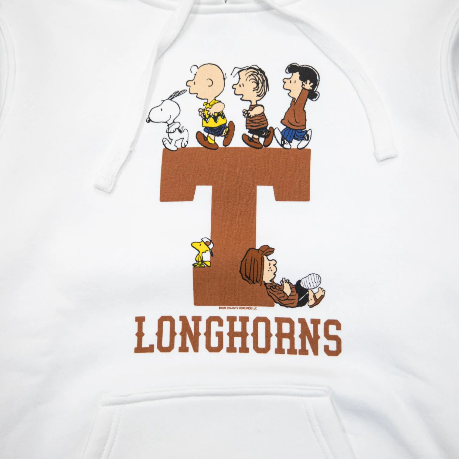 Snoopy "T" Longhorns Fleece Hoodie - Image 2