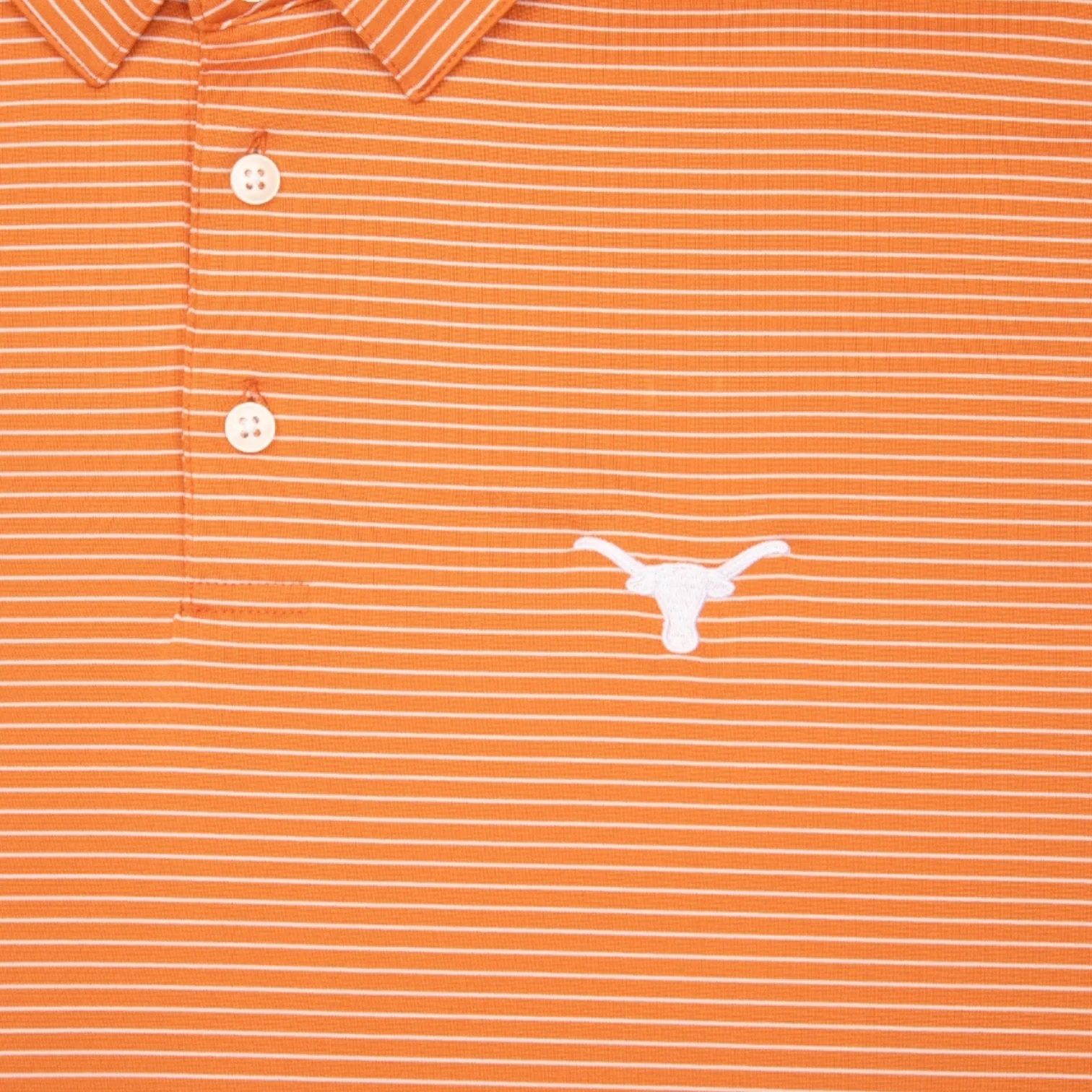 Texas Longhorns Alternating Stripe Classic Fit Versa Polo - Image 2