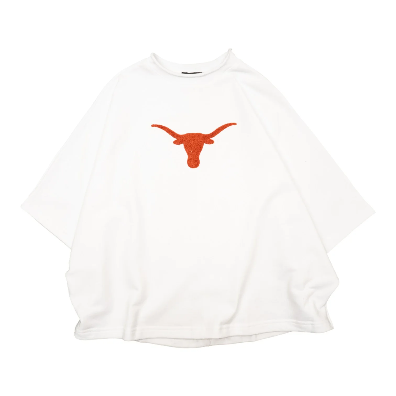 Texas Longhorns Ash Chenille Embroidery Dolman Sleeve Top