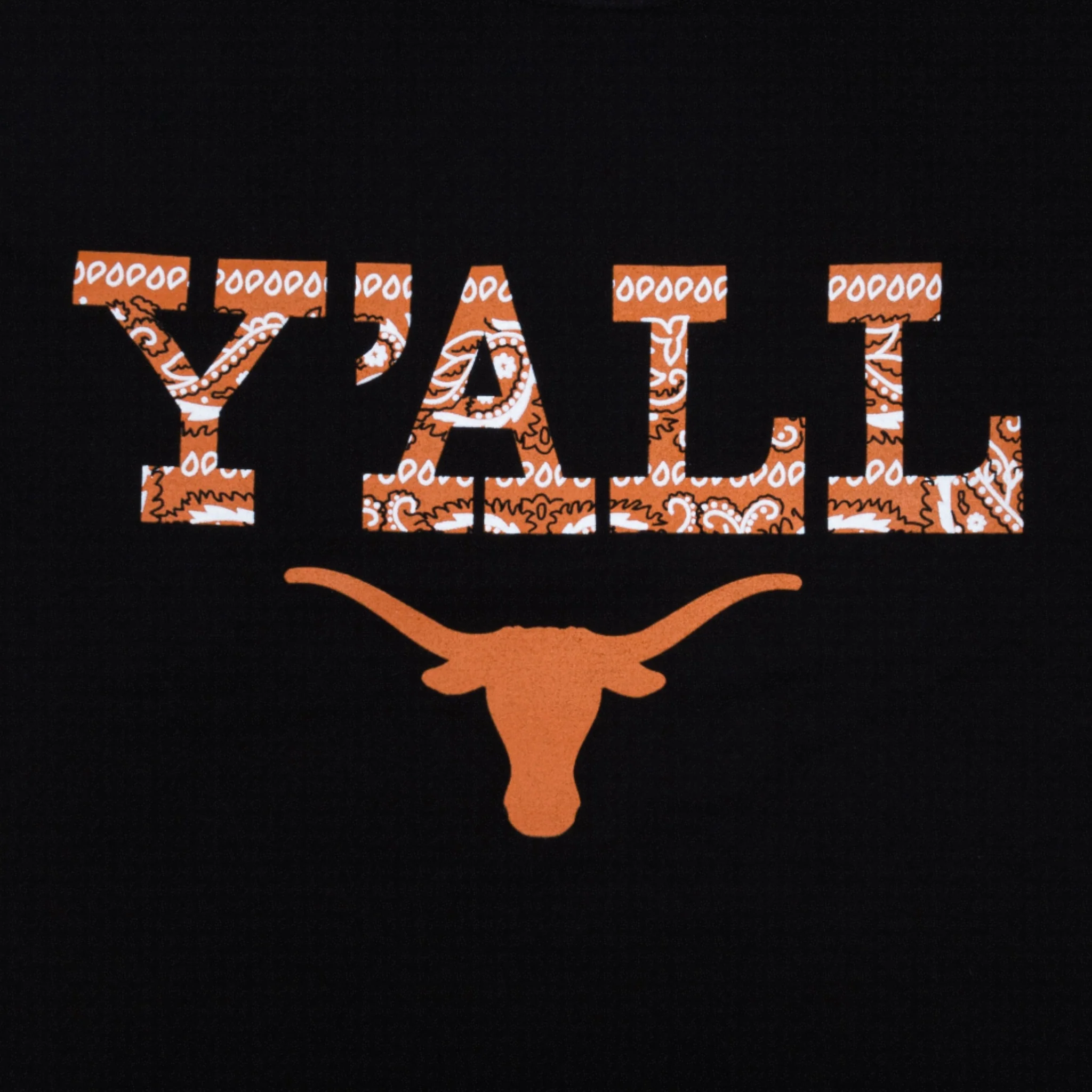Texas Longhorns Bandana Y'all ComfortWash Tee - Image 2