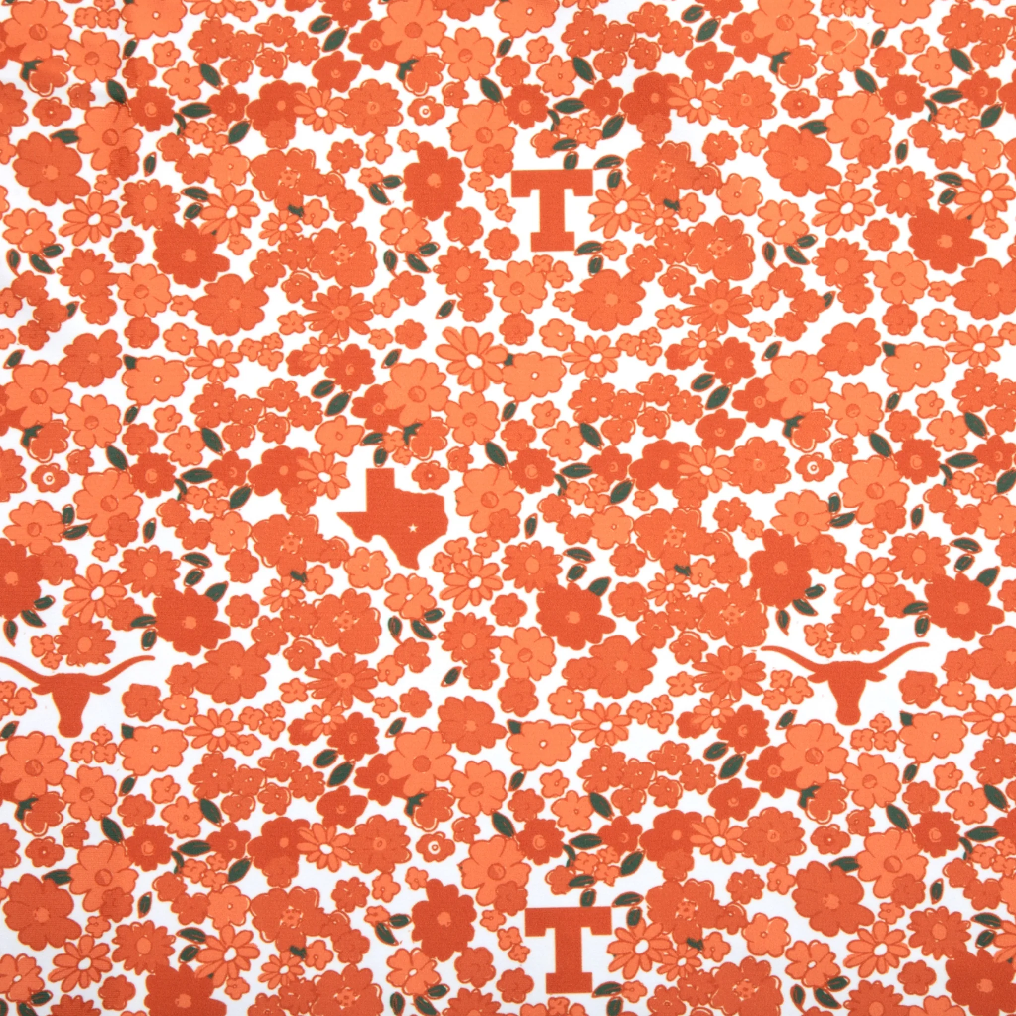 Texas Longhorns Bryce Tailgate Poppies Sleeveless Polo - Image 3