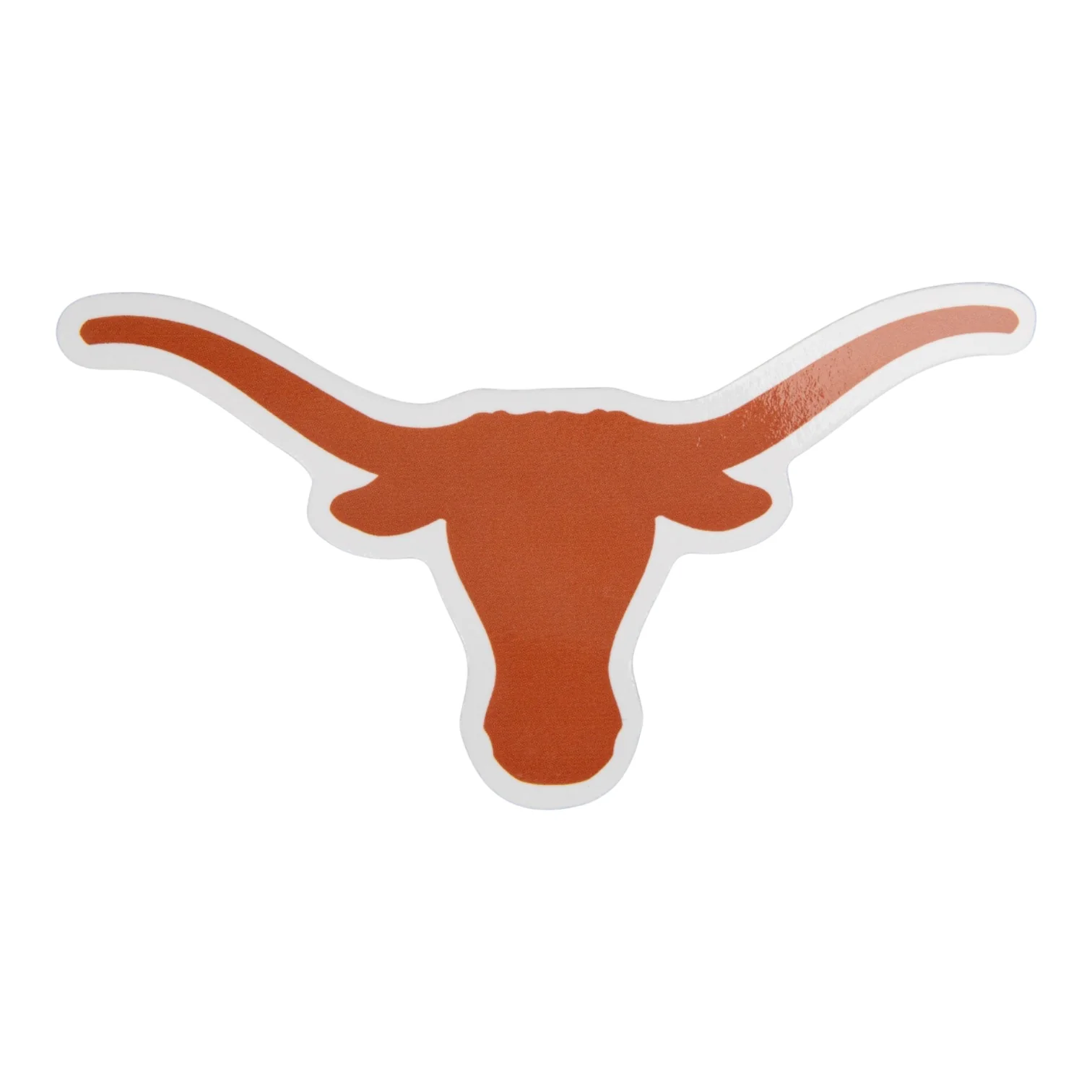 Texas Longhorn Burnt Orange Small Magnet - 5” x 3”