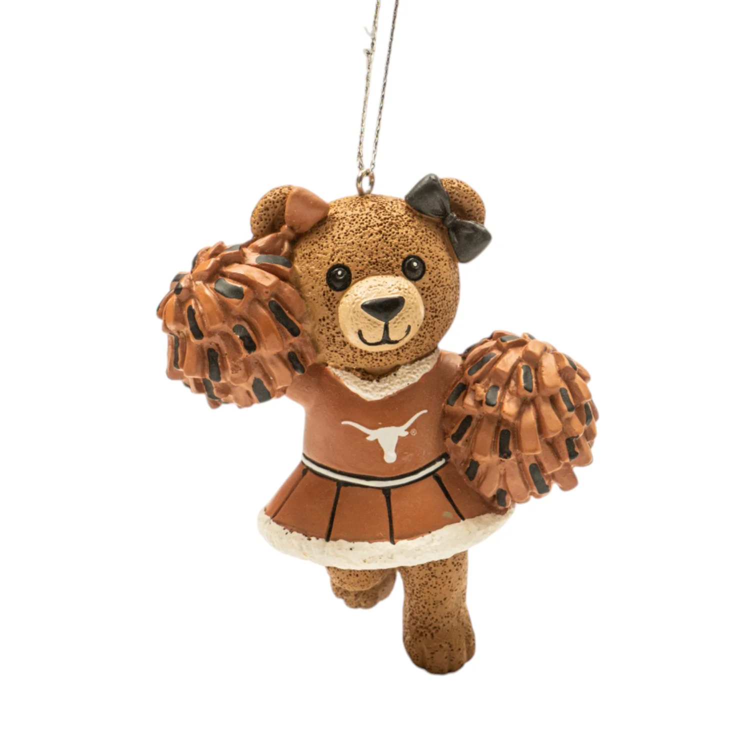 Texas Longhorns Cheerleader Bear Ornament