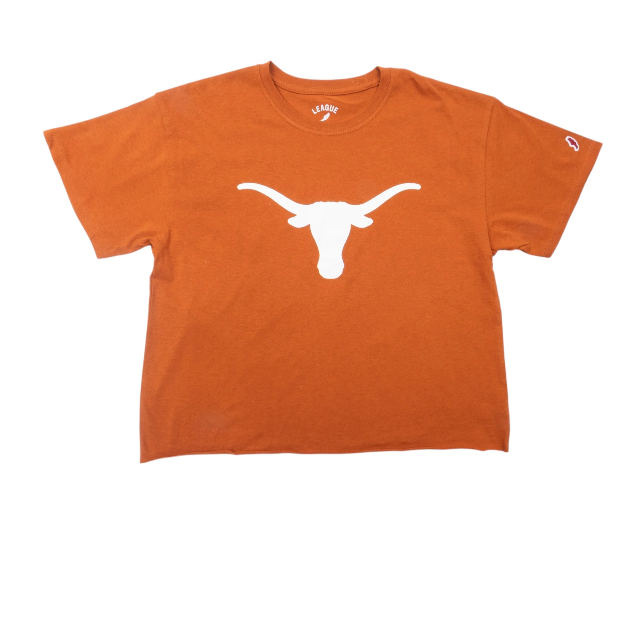 Texas Longhorns Clothesline Cotton Cropped Tee - Image 6