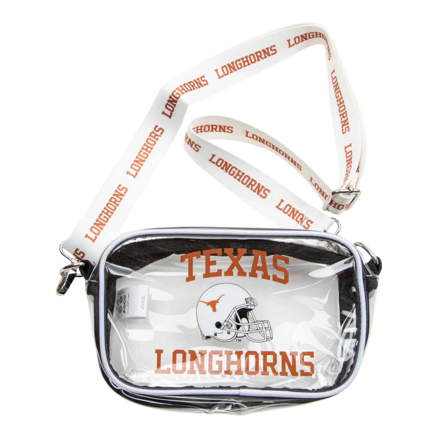 Texas Longhorns Clear Camera Football Helmet Bag