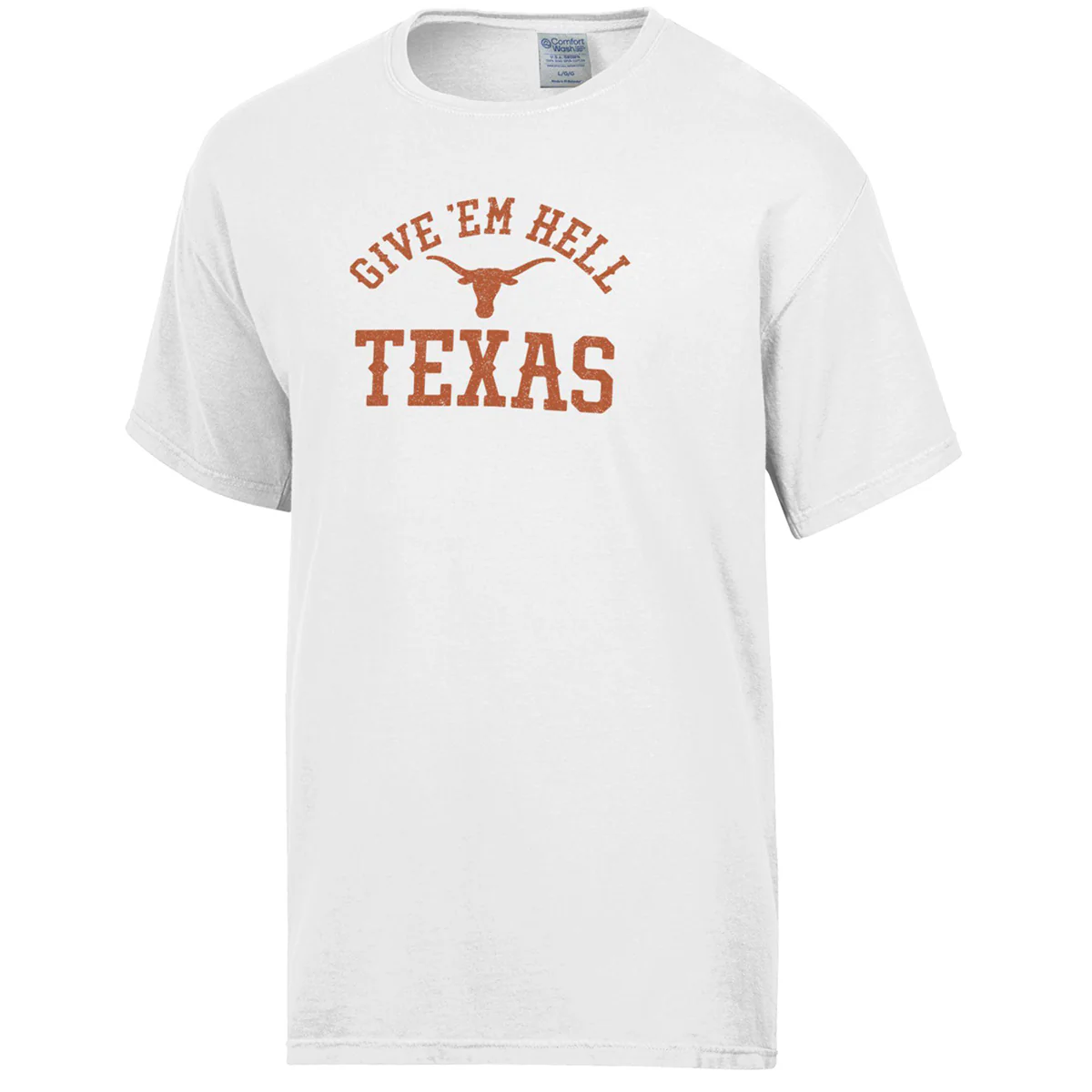 Texas Longhorns Give’ Em Hell ComfortWash Tee