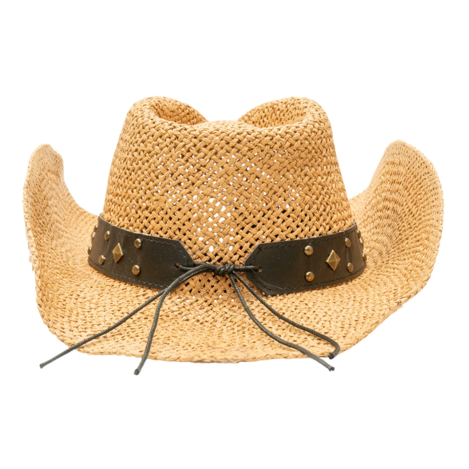 Texas Longhorns Head Straw Cowboy Hat - Image 3
