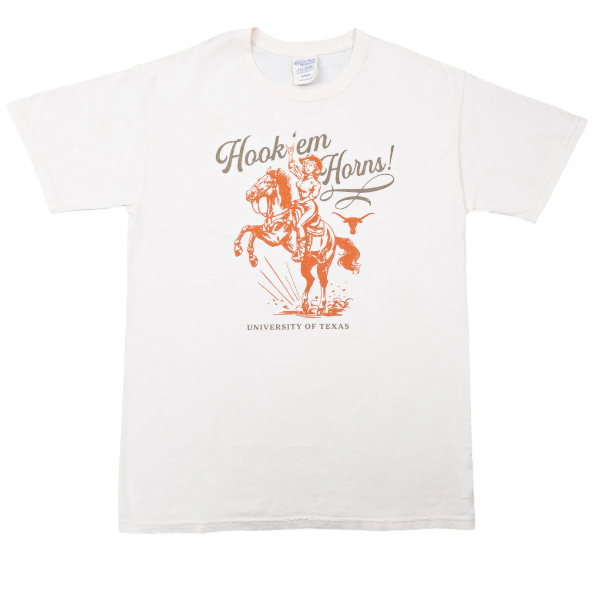 Texas Longhorns Hook'em Cowgirl ComfortWash Tee