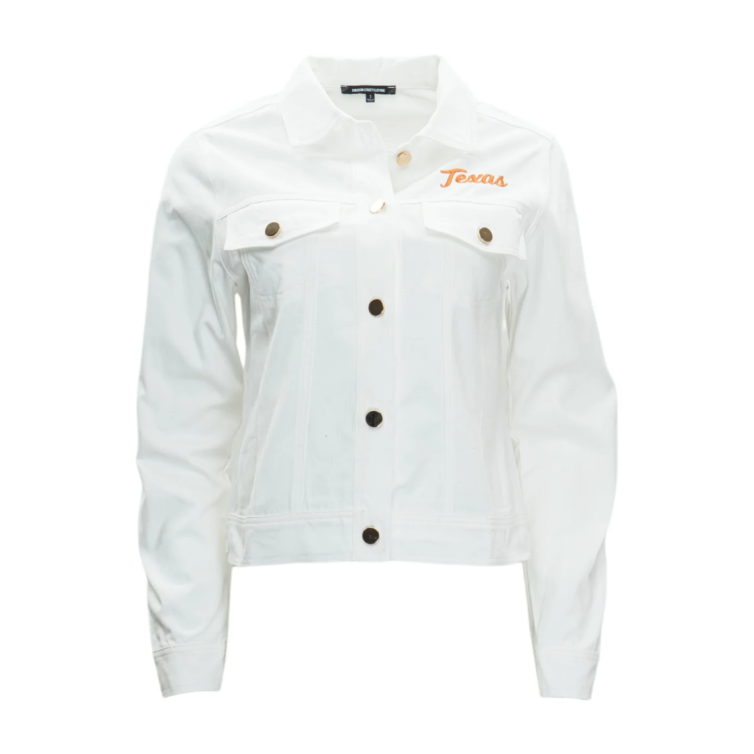 Texas Juniper Embroidered Denim Jacket