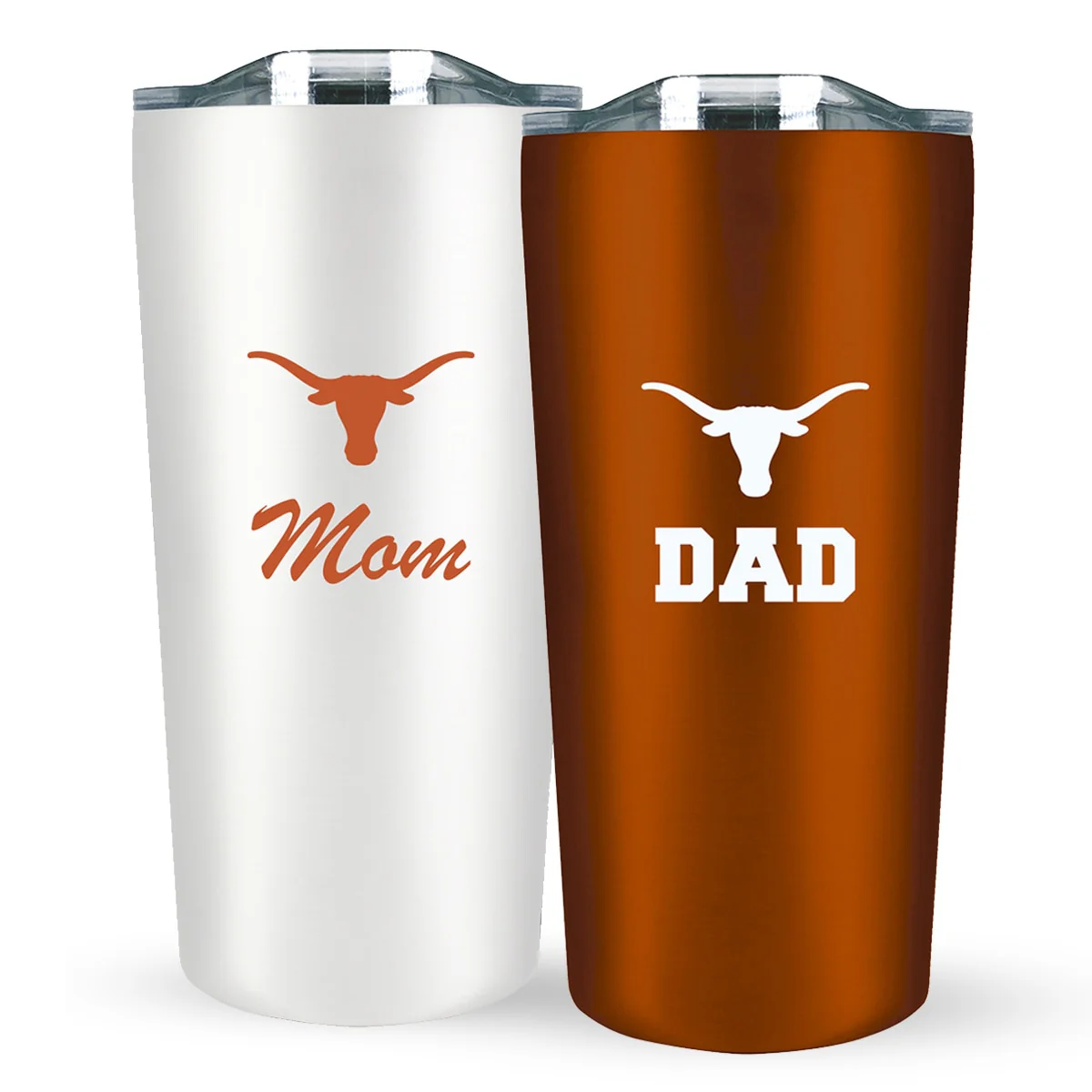 Texas Longhorns Mom and Dad Tumbler Gift Set