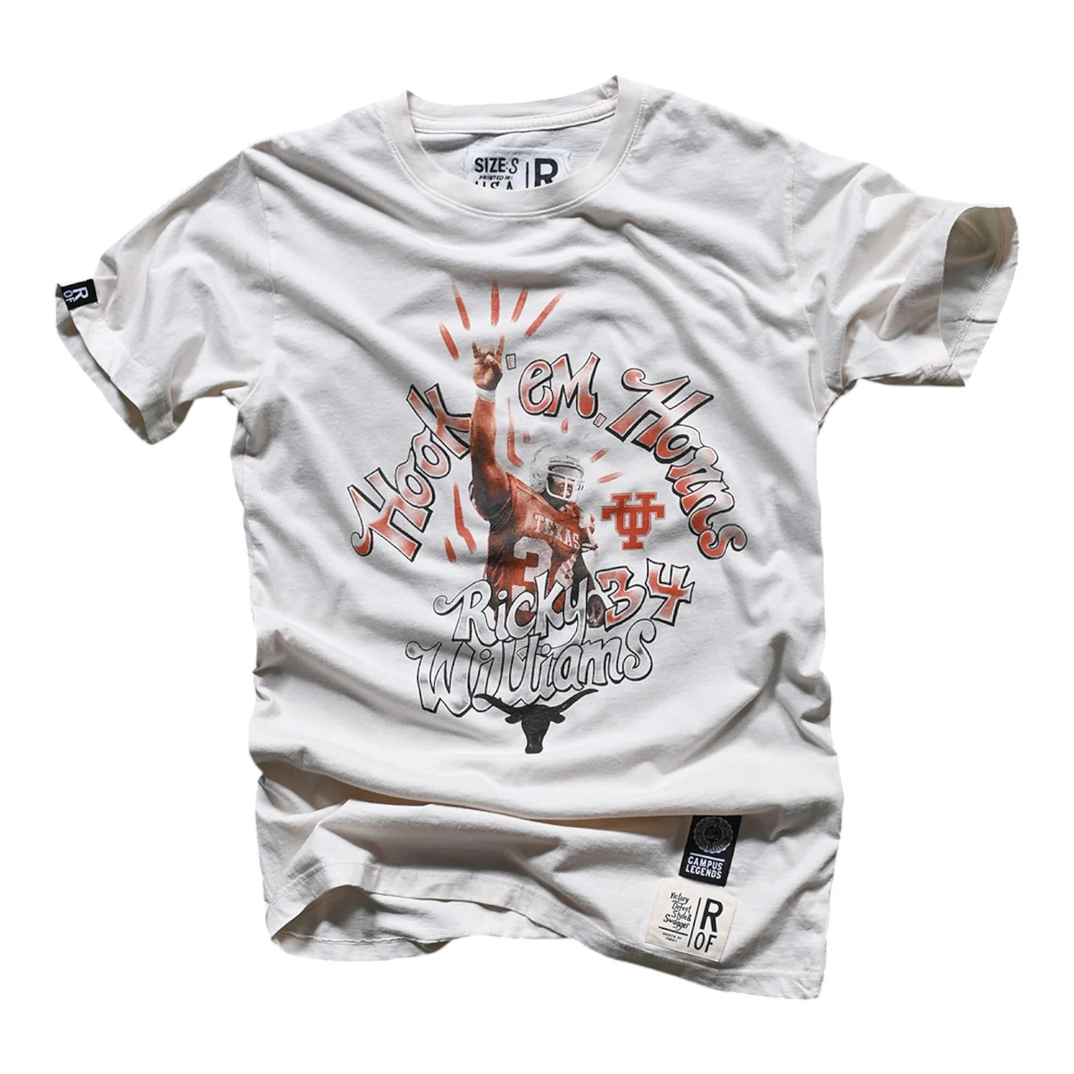 Texas Longhorns Ricky Williams Horns Tee - Image 5