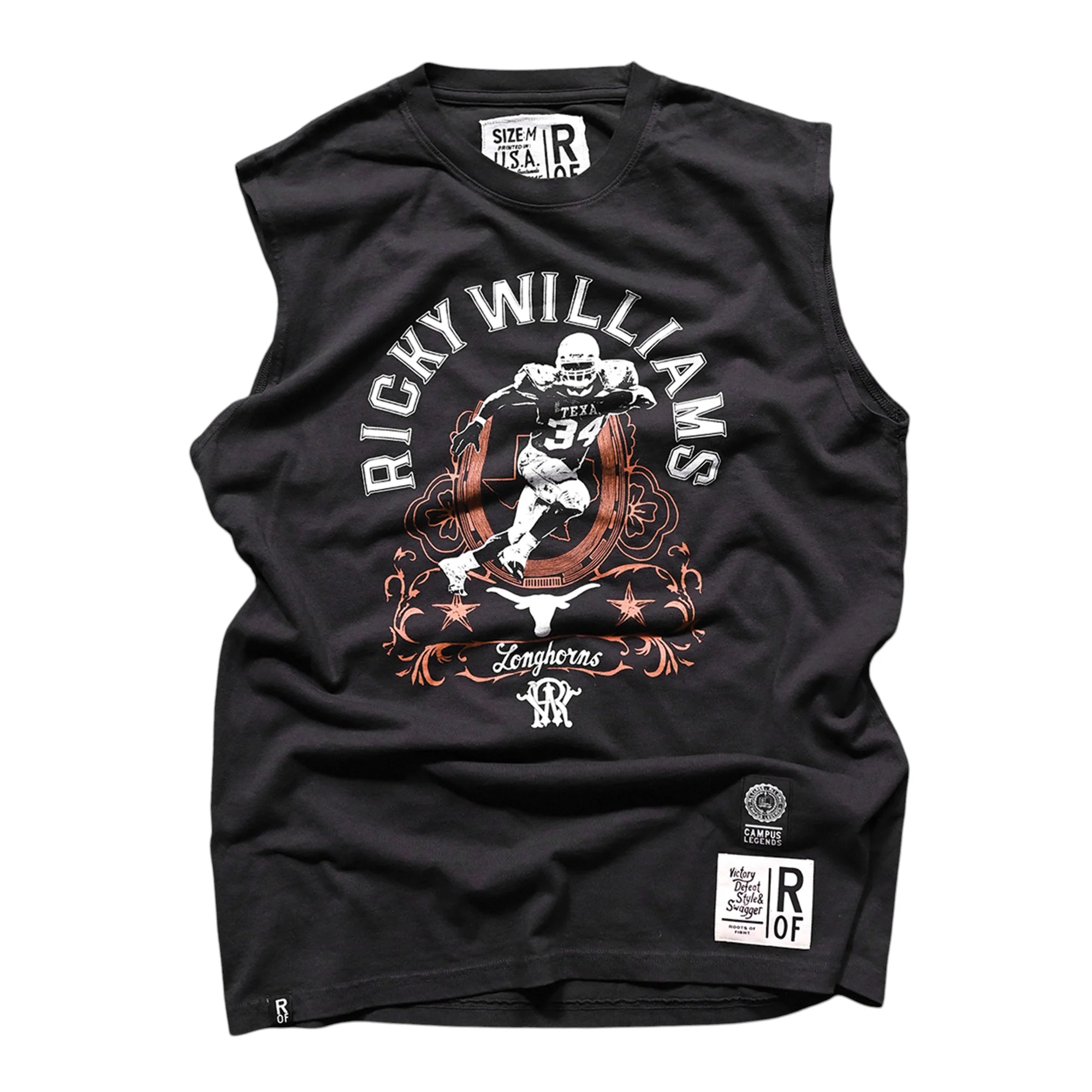 Texas Longhorns Ricky Williams Legacy Muscle Tee