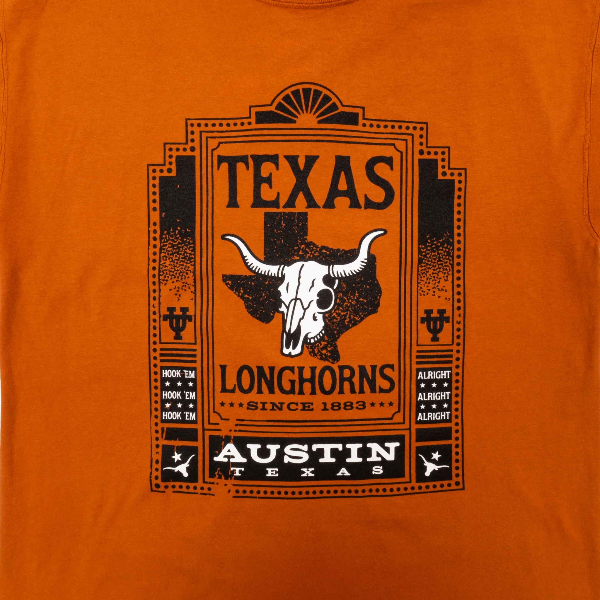 Texas Longhorns Skeleton ComfortWash Tee - Image 2