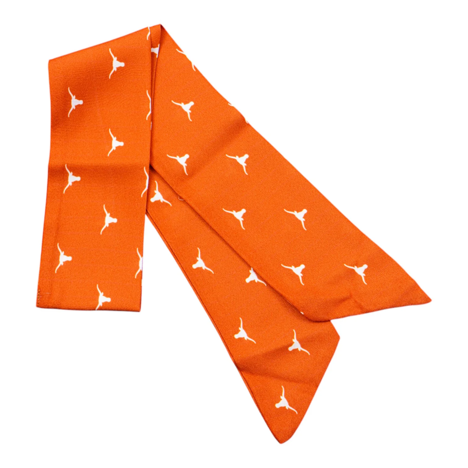 Texas Longhorns Twilly Scarf Micro Print Logo