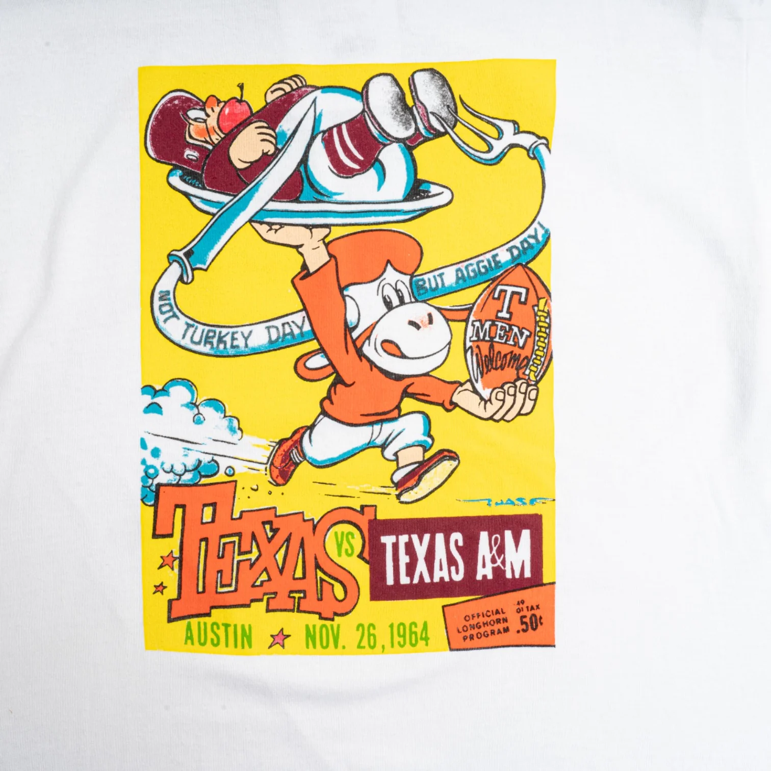 Texas Longhorns Vault Aggie on a Plate Tee - Image 2