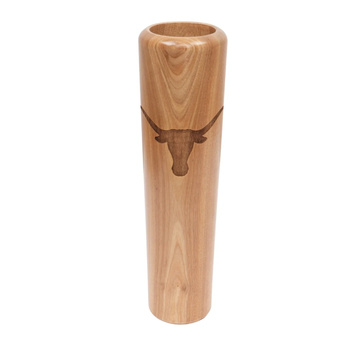 Texas Longhorns Wooden Baseball Bat Barrell Mug -  12oz