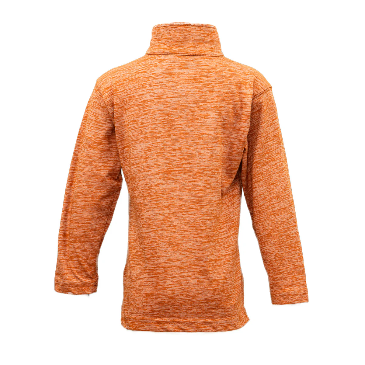 Toddler Texas Longhorns Cloudy Yarn Quarter Zip - Image 2