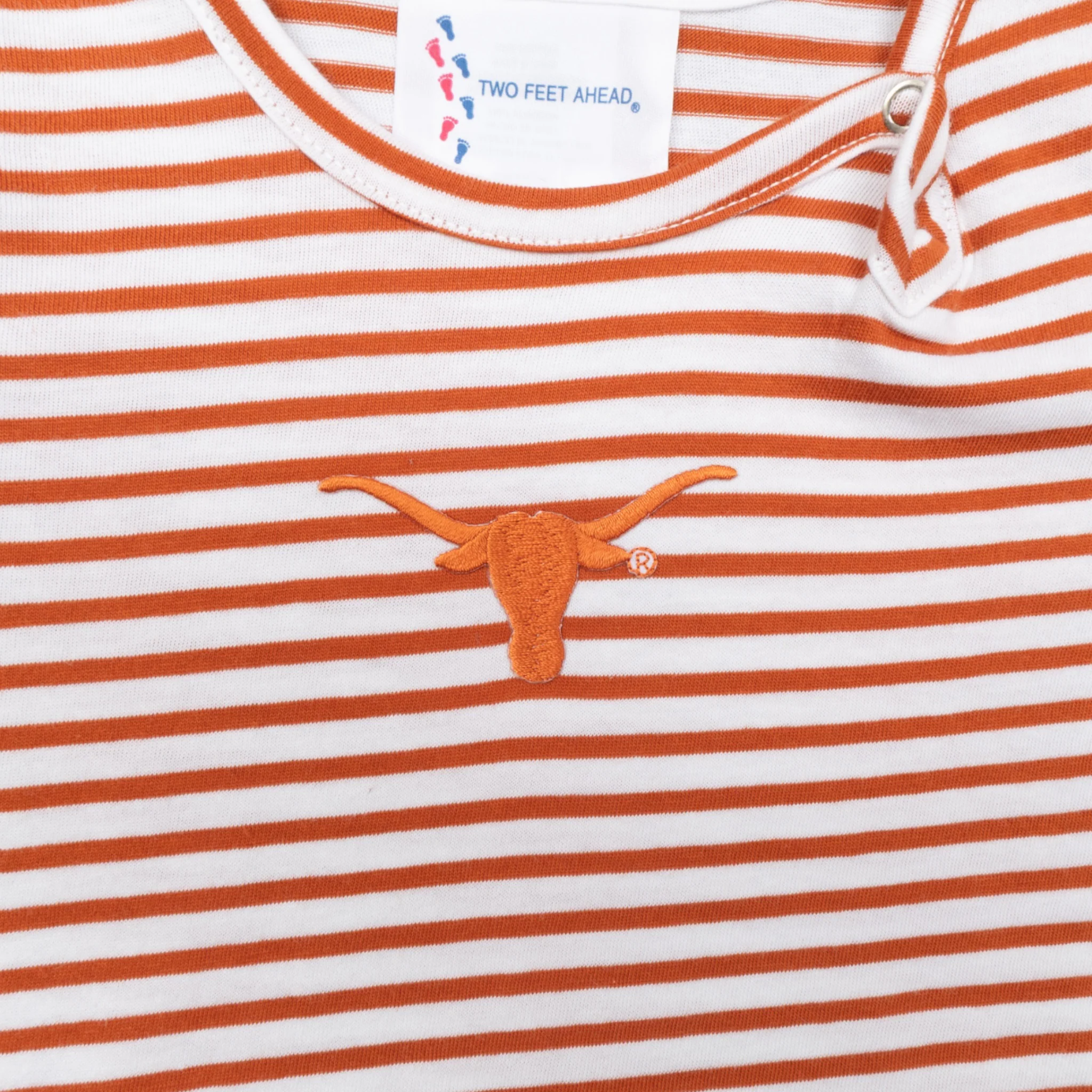 Toddler Texas Longhorns Keyhole Ruffle Dress - Image 2